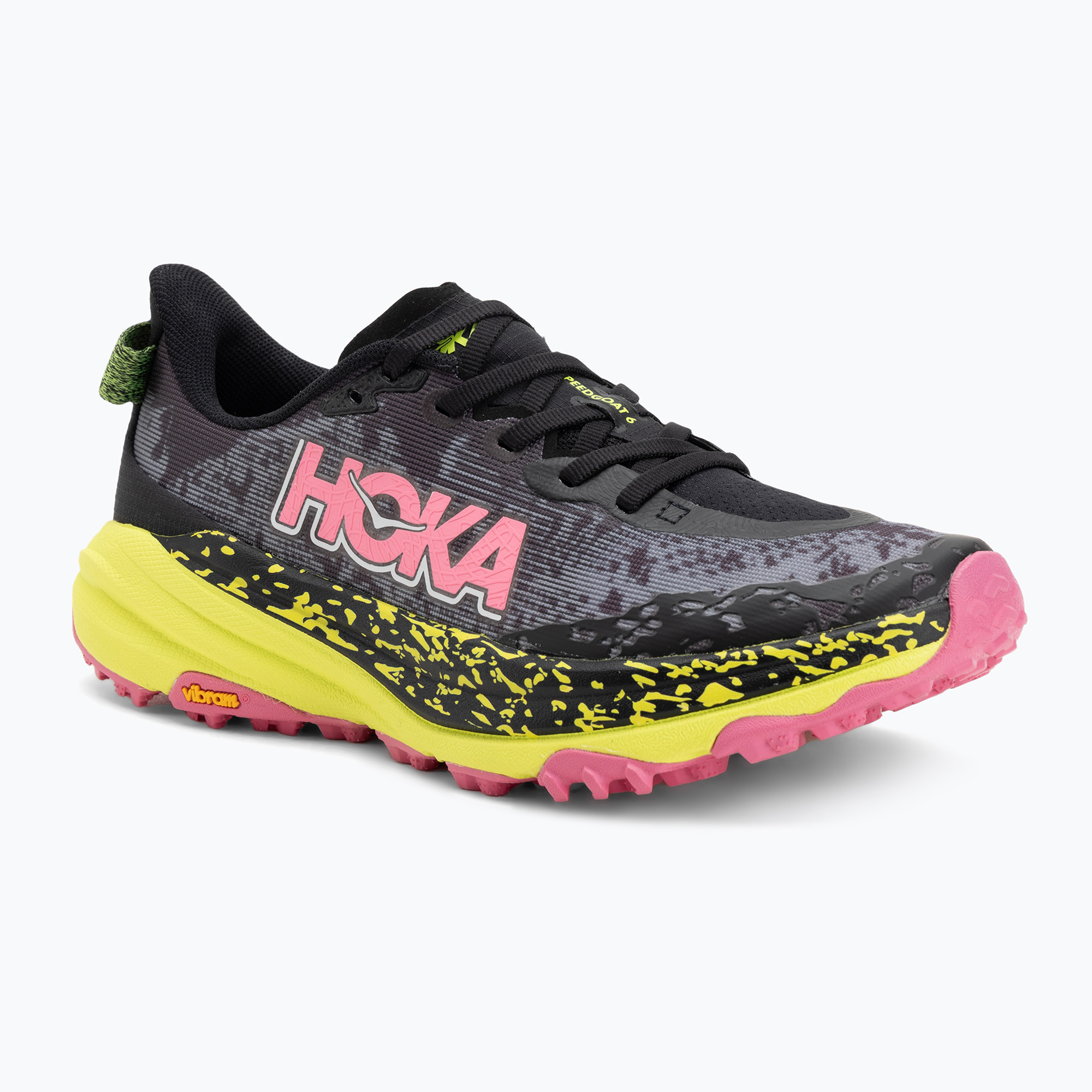 Buty do biegania damskie HOKA Speedgoat 6 black/neon rose