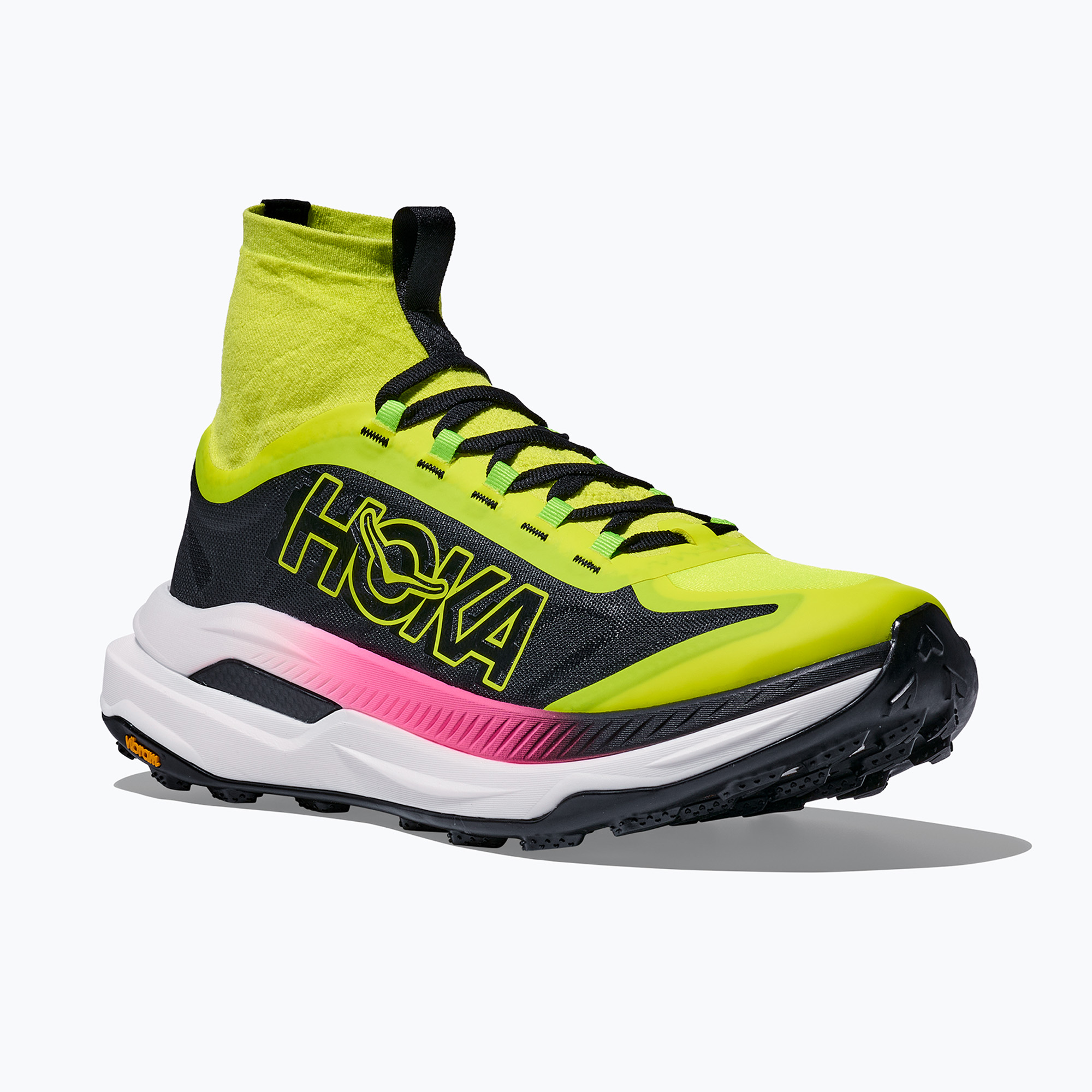 Buty do biegania męskie HOKA Tecton X 3 neon hoka citrus/black