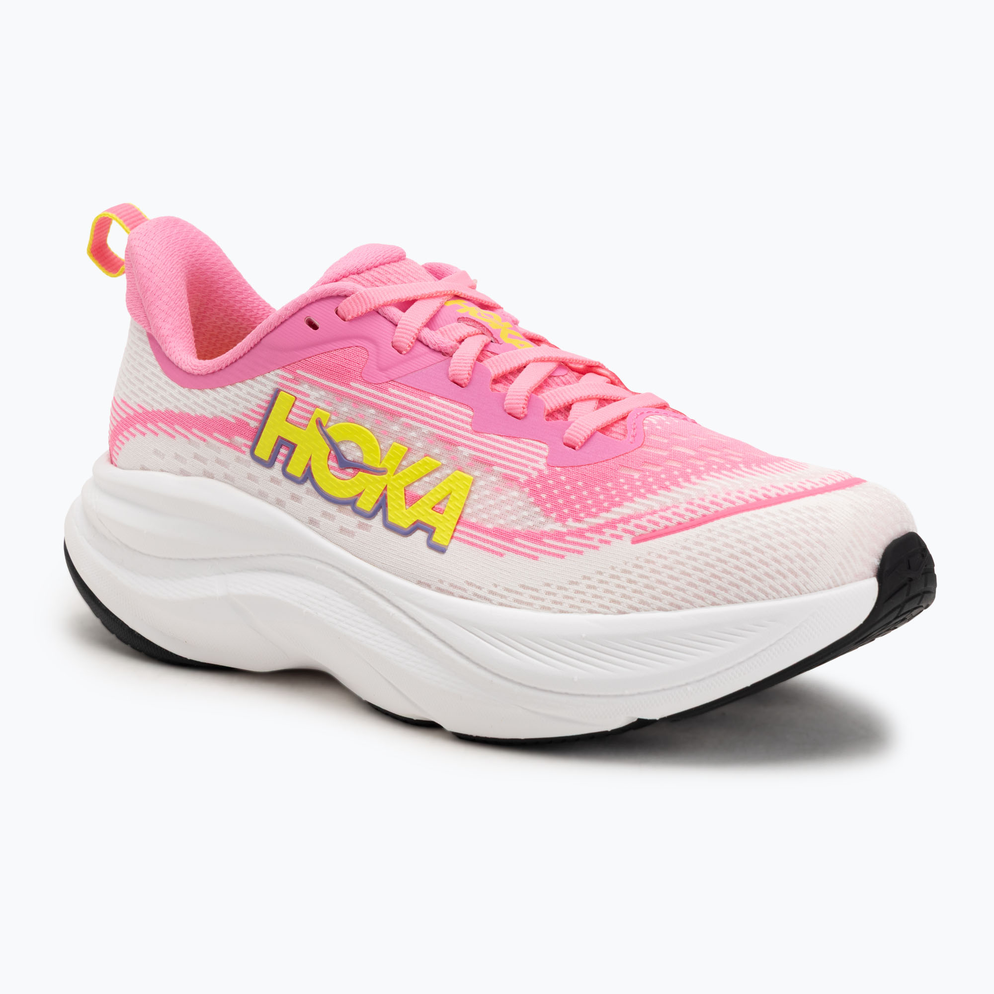 Buty do biegania damskie HOKA Skyflow neon rose/neon hoka citrus 