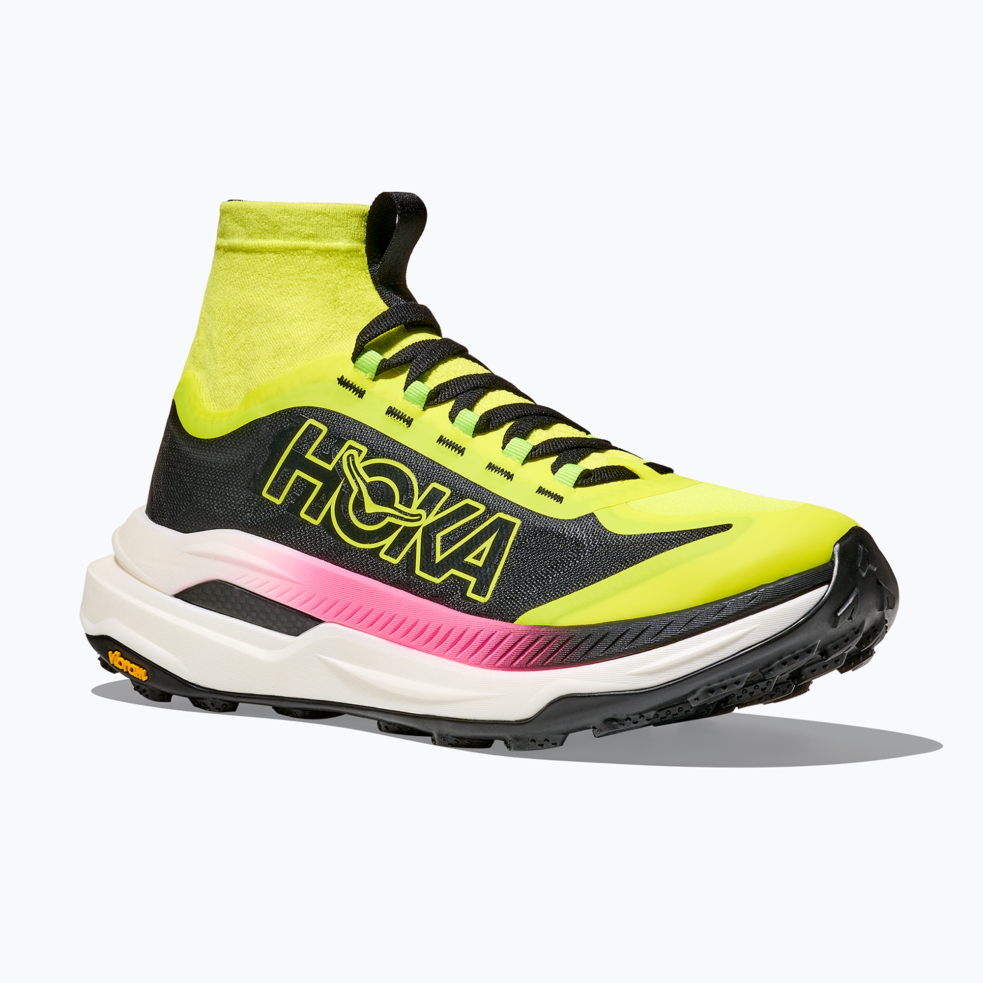 Buty do biegania damskie HOKA Tecton X 3 neon hoka citrus/black 