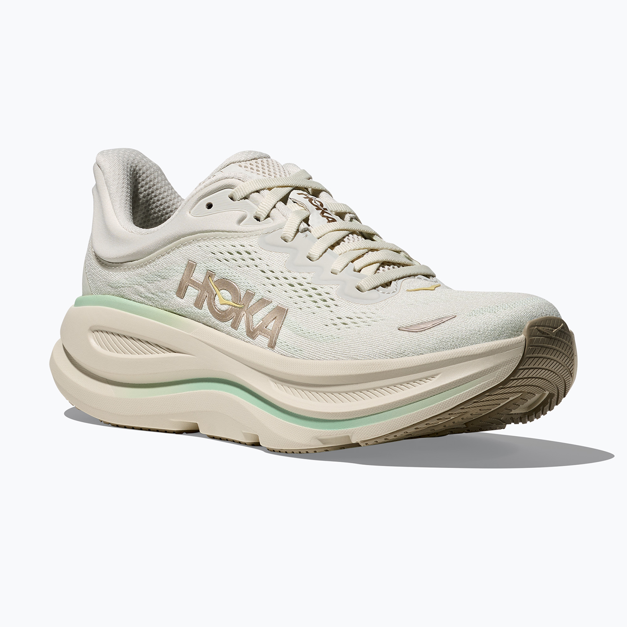 Buty do biegania damskie HOKA Bondi 9 truffle salt/sea glass 