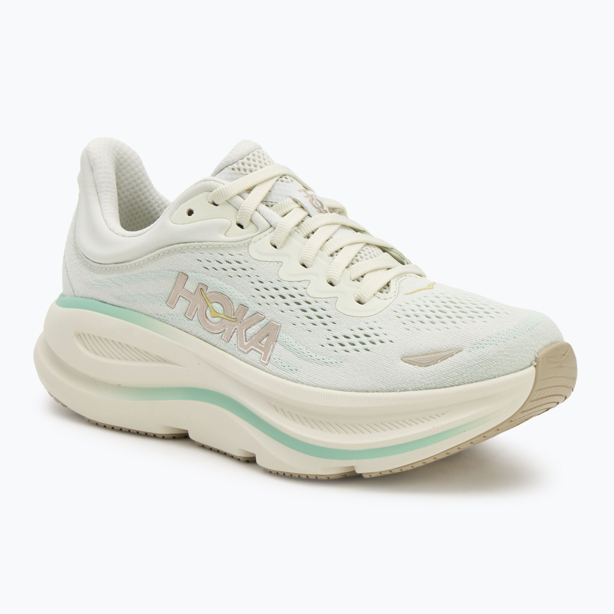 Buty do biegania damskie HOKA Bondi 9 truffle salt/sea glass 