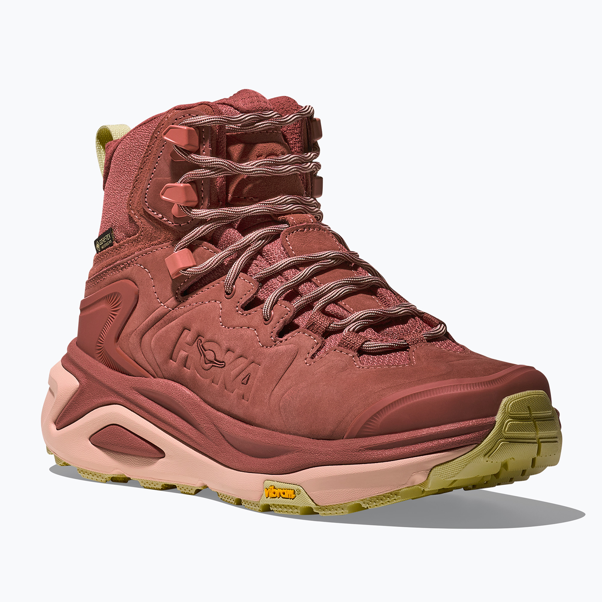 Buty trekkingowe damskie HOKA Kaha 3 GTX rouge/rose latte 