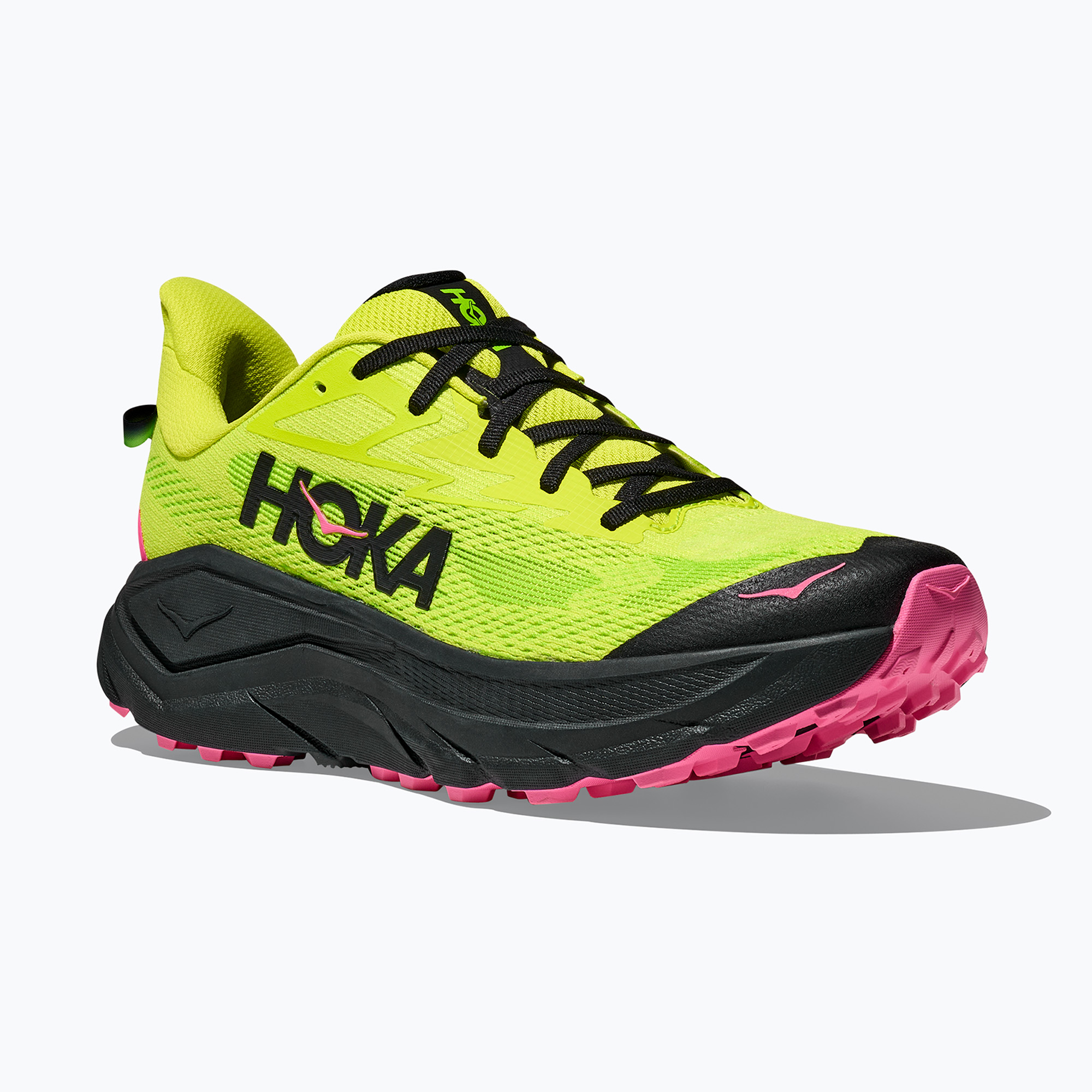 Buty do biegania męskie HOKA Challenger 8 neon hoka citrus/black 