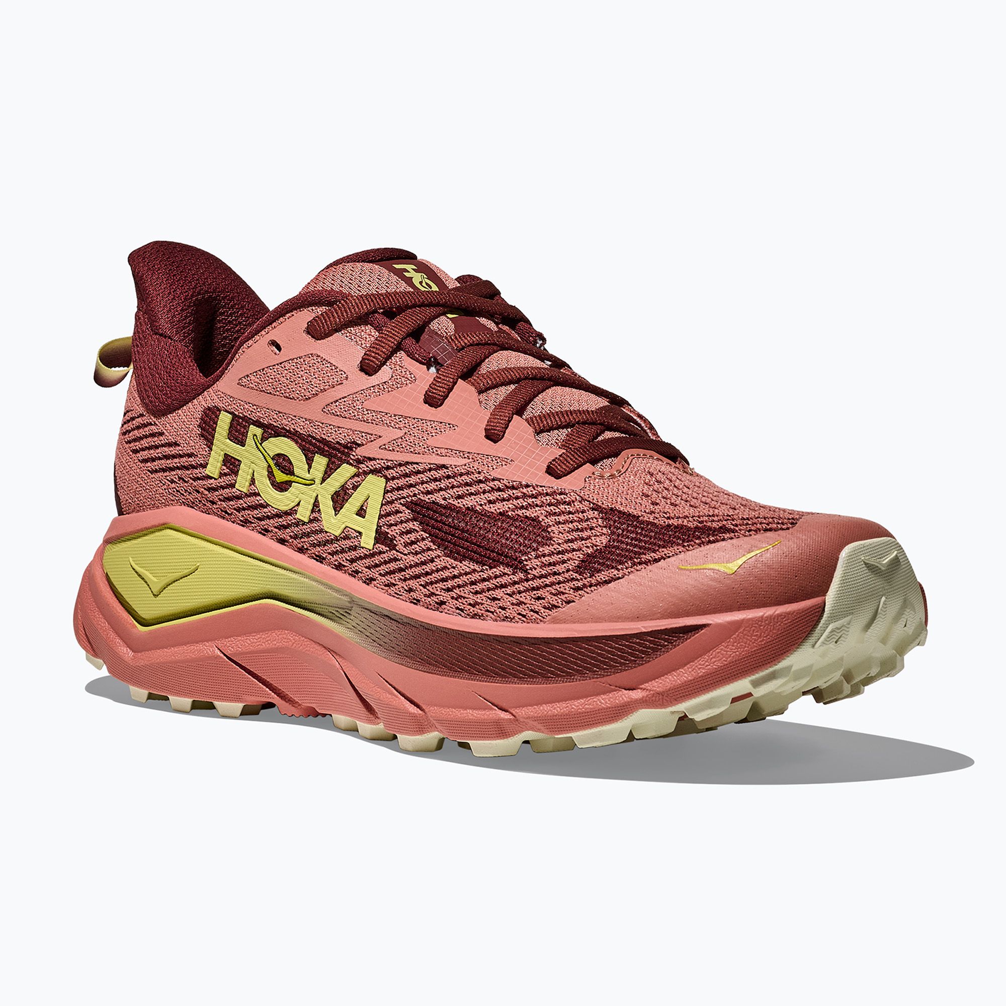 Buty do biegania damskie HOKA Challenger 8 blush/dark cedar 