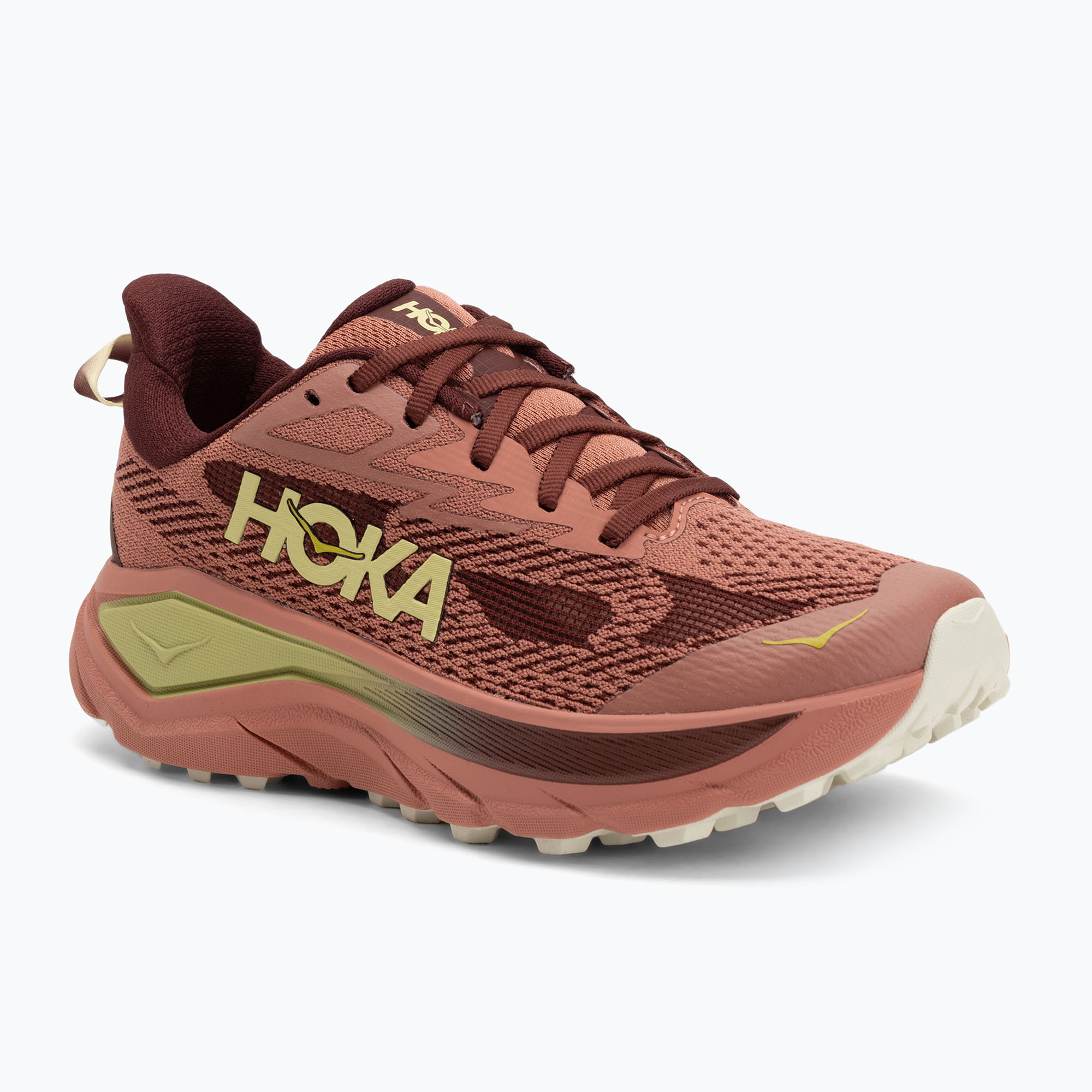 Buty do biegania damskie HOKA Challenger 8 blush/dark cedar 