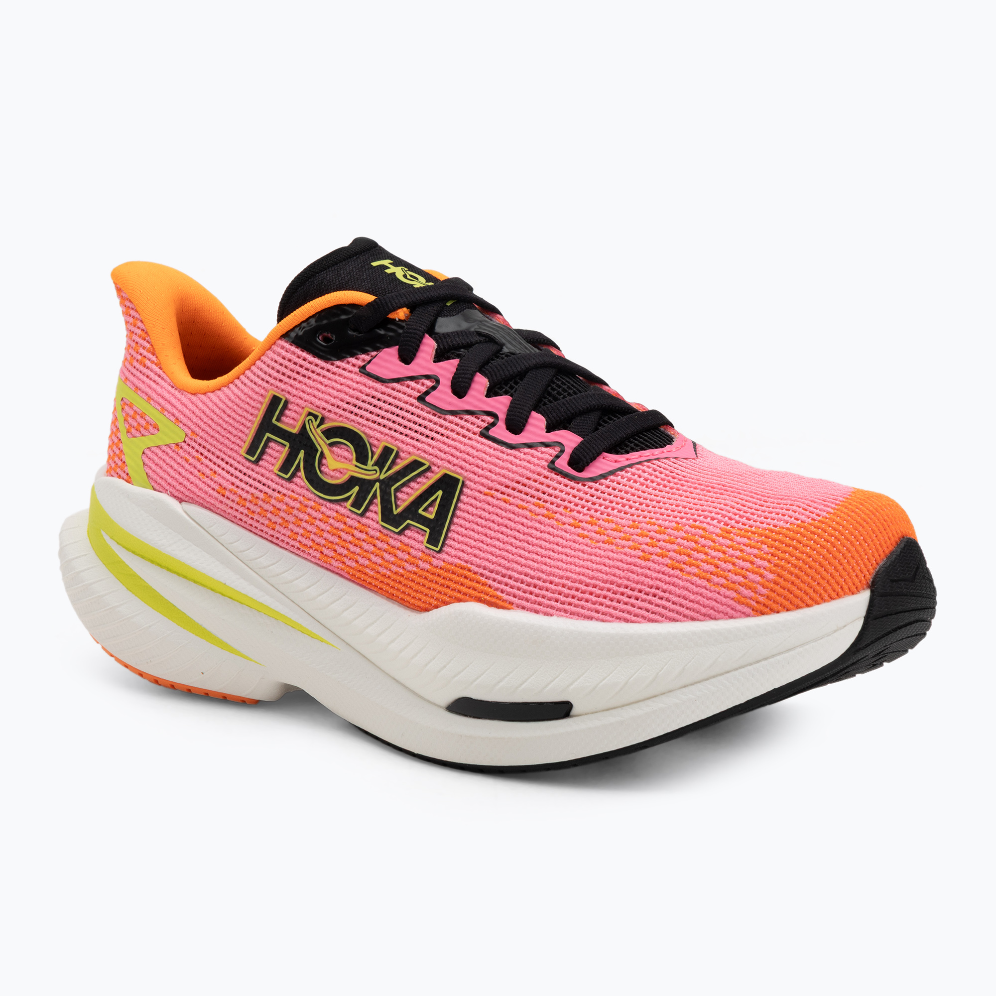 Buty do biegania damskie Hoka Mach X 3 neon rose/neon tangerine