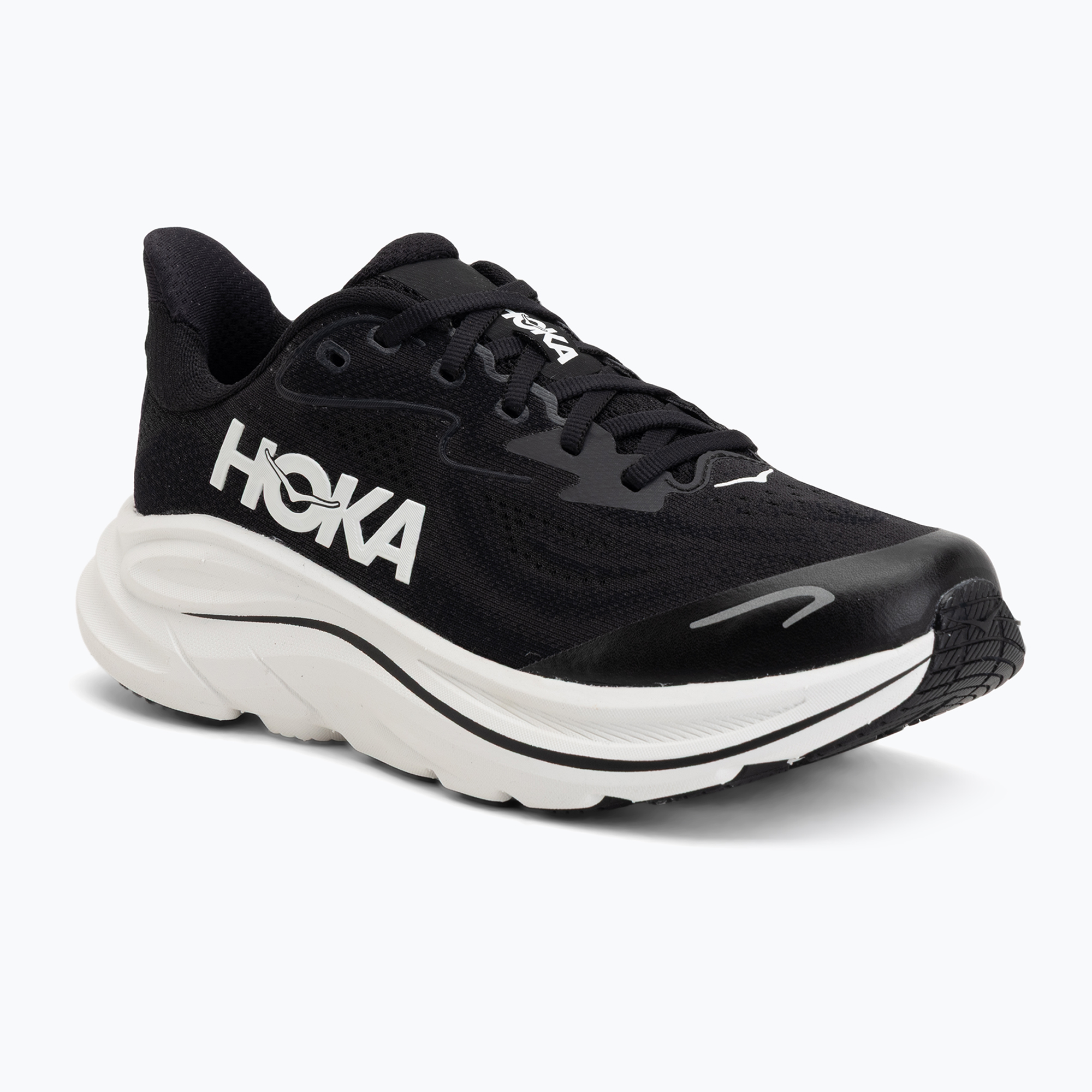 Buty do biegania dziecięce HOKA Clifton 10 black/white 