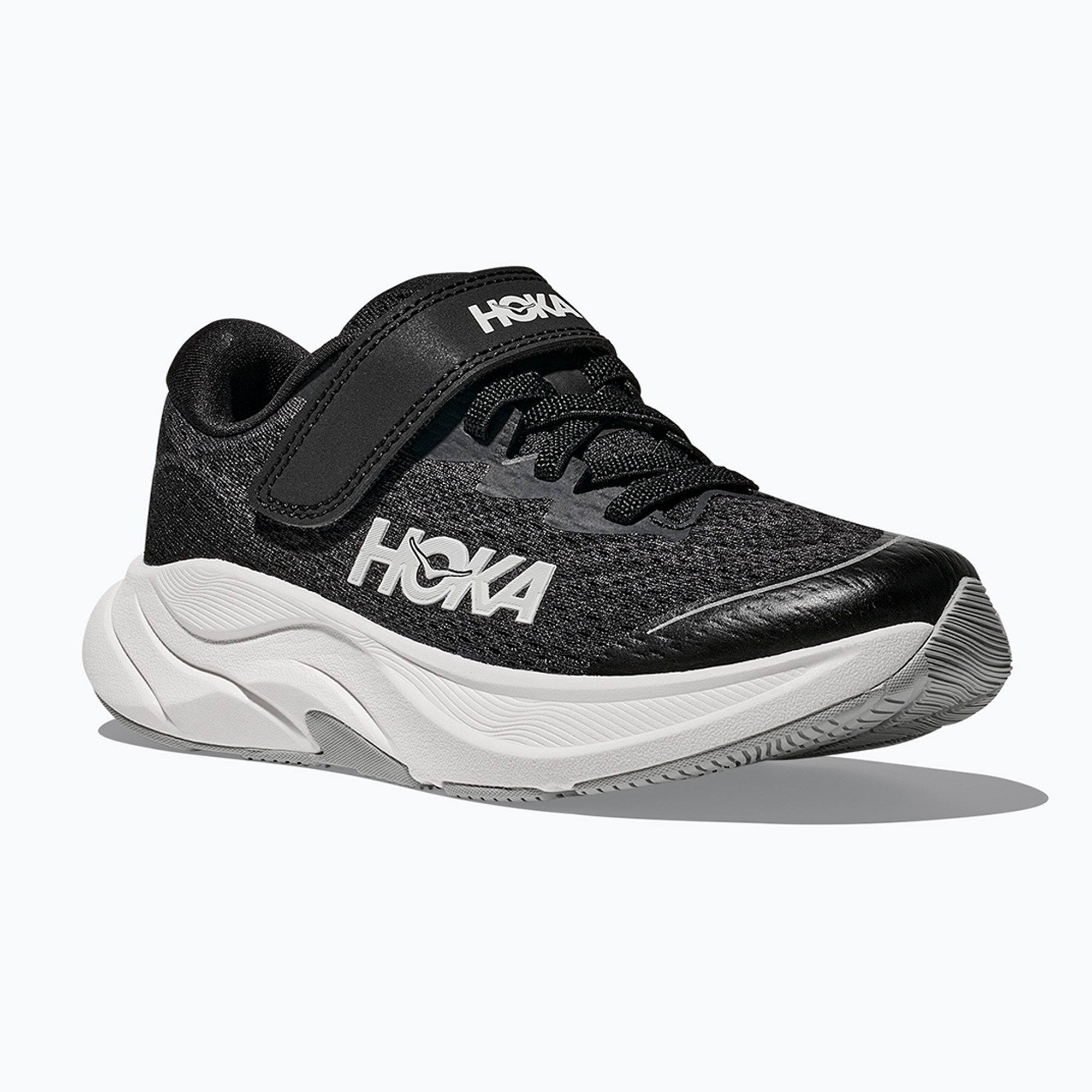 Buty do biegania dziecięce HOKA Rincon 4 Little Kids black/white 