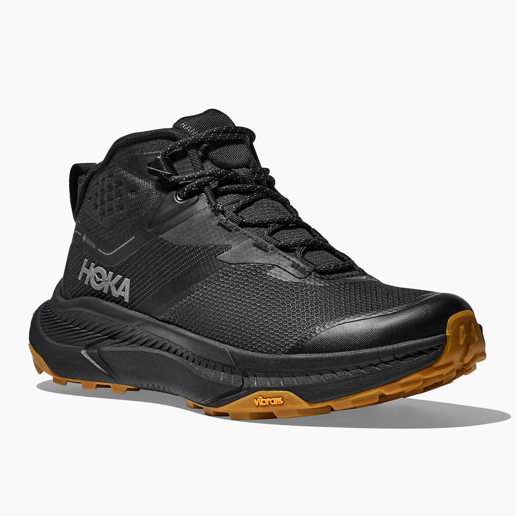 Scarpe da trekking da uomo HOKA Transport Hike GTX nero/nero (46 EU) (Transport Hike GTX 1172912-BBLC)