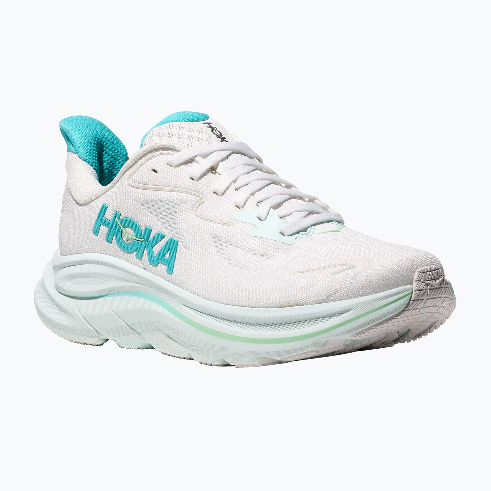 Buty do biegania damskie HOKA Clifton 10 white/electric rose 