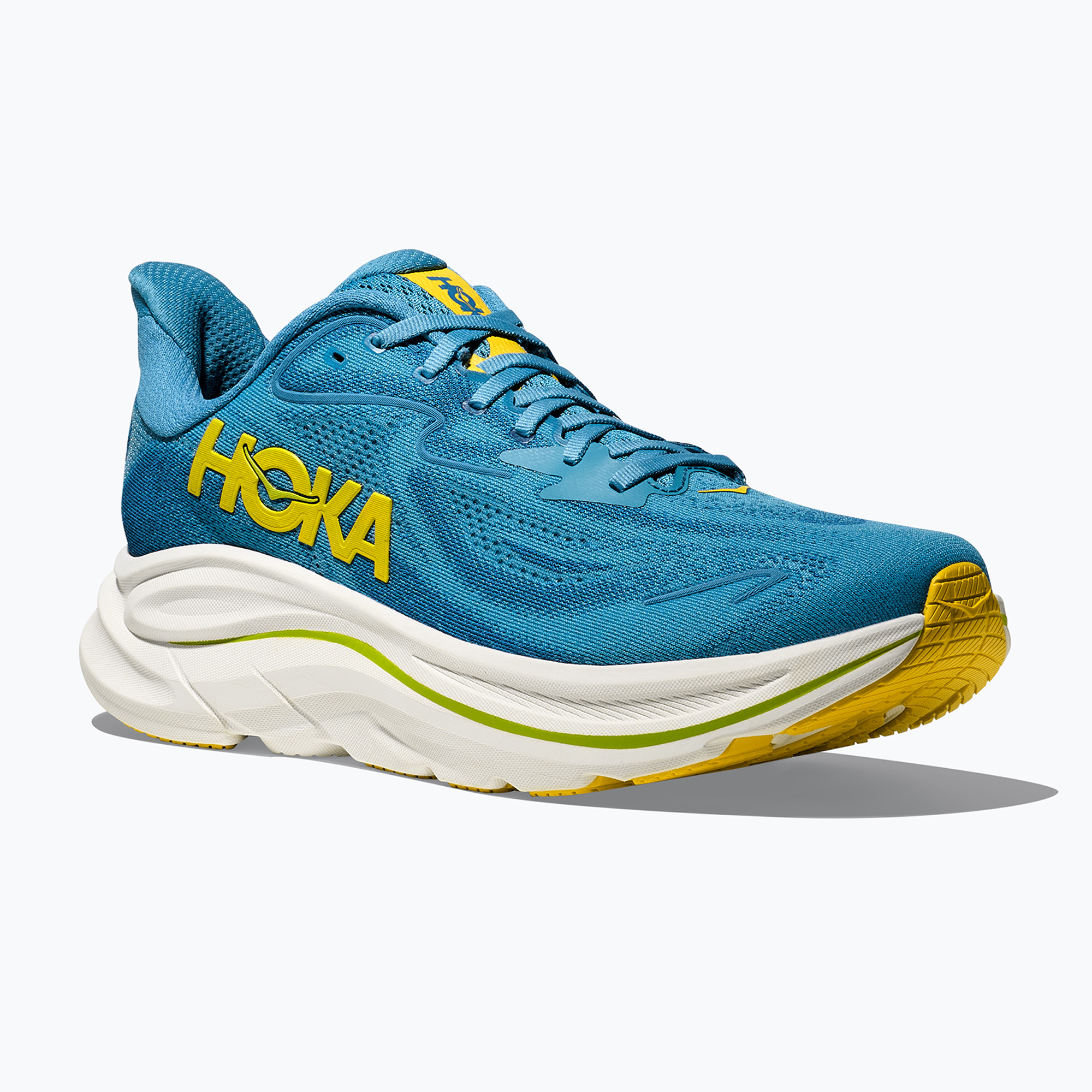Buty do biegania męskie HOKA Clifton 10 Wide alpine blue/foggy night 