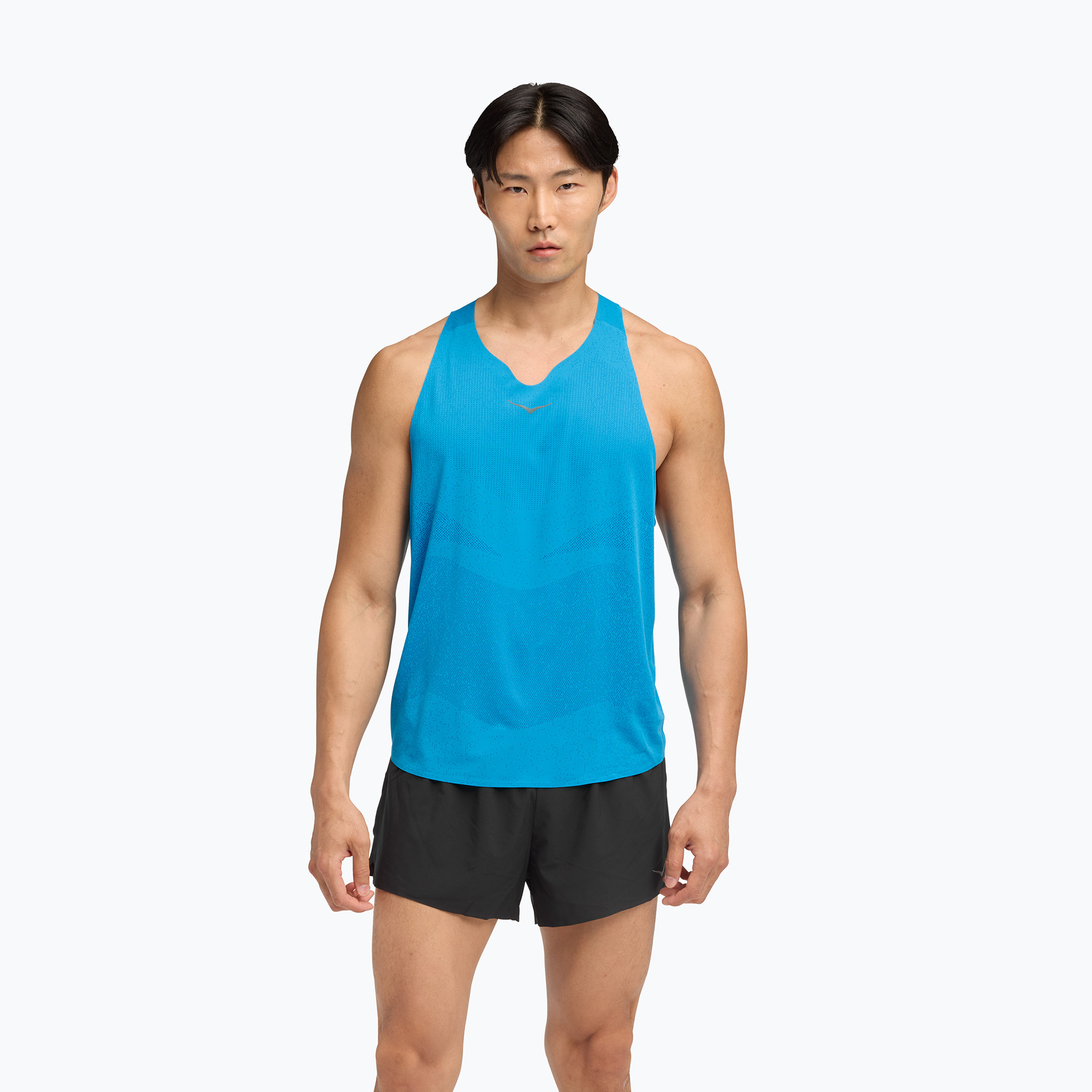 Koszulka do biegania męska HOKA Race Singlet hoka blue 