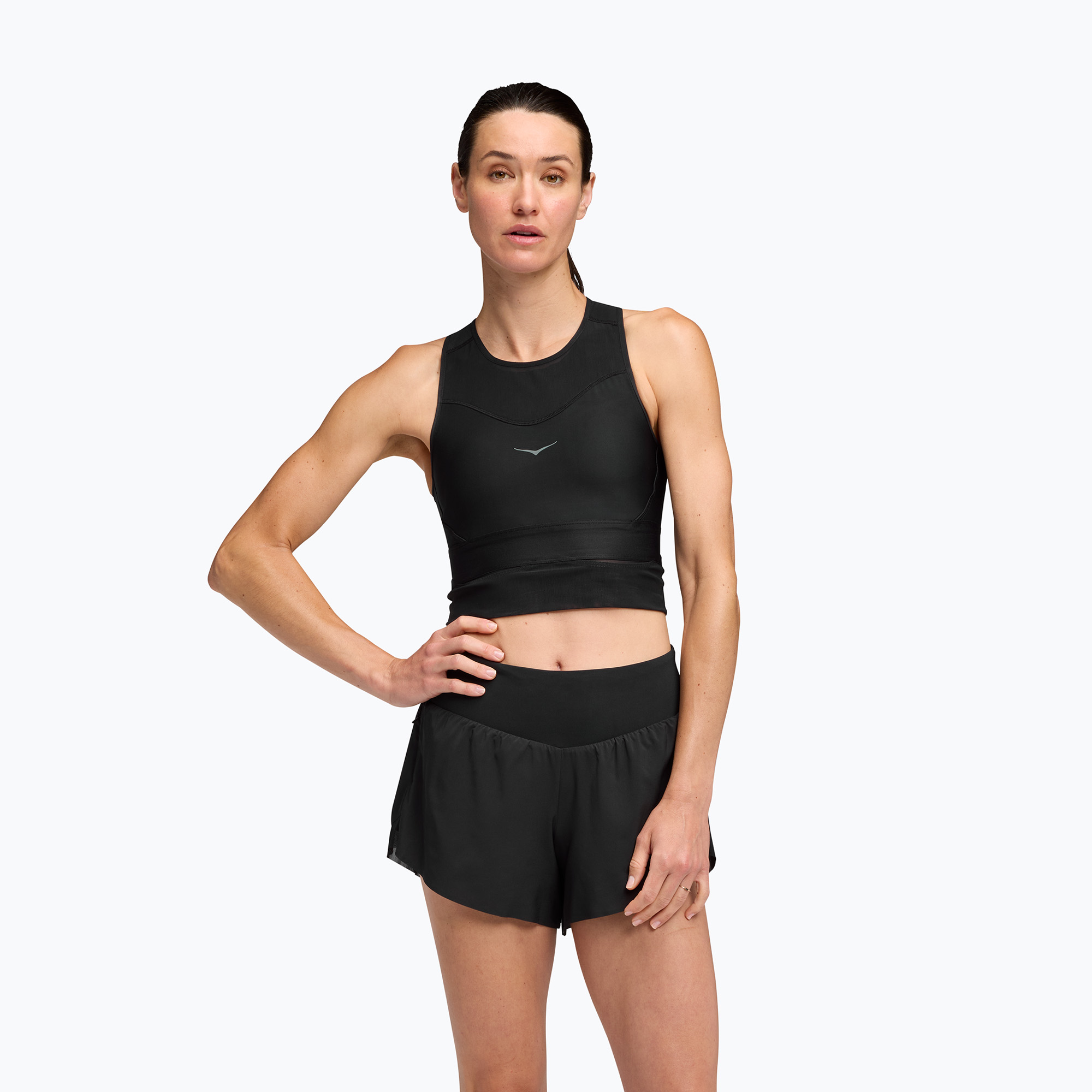 Biustonosz treningowy HOKA Race Day black/black 