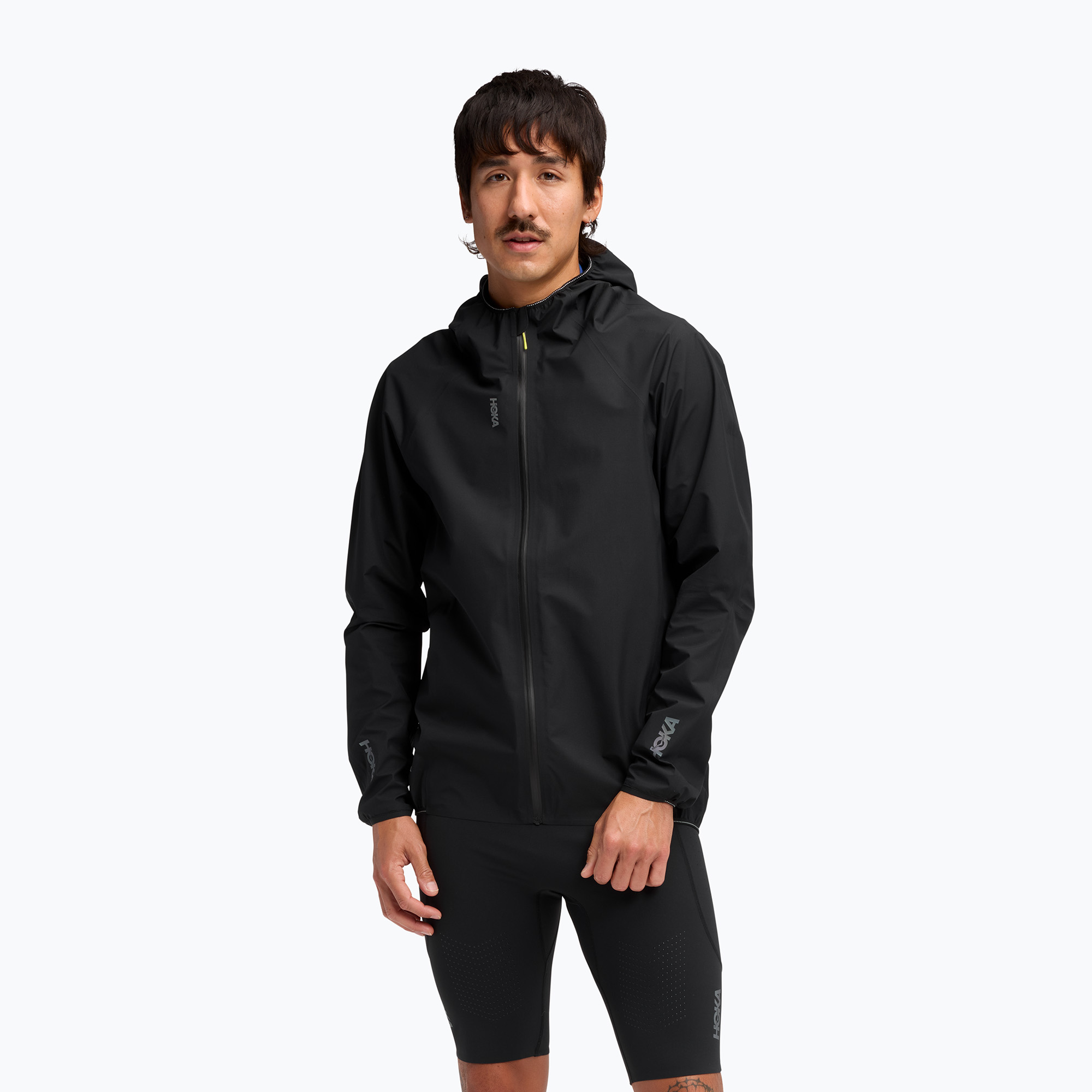 Kurtka do biegania męska HOKA Skybreeze Waterproof GTX black 
