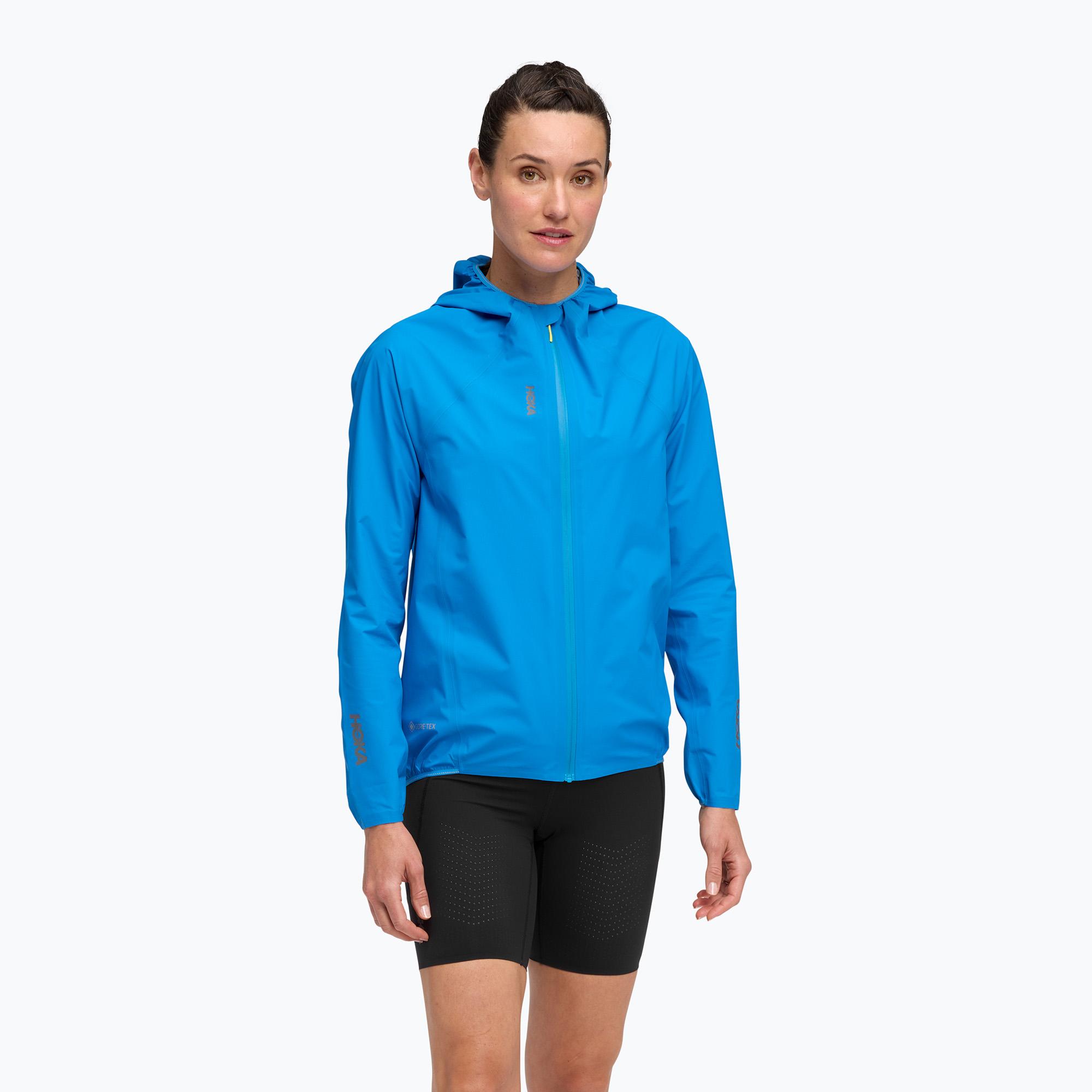 Kurtka do biegania damska HOKA Skybreeze Waterproof GTX hoka blue 