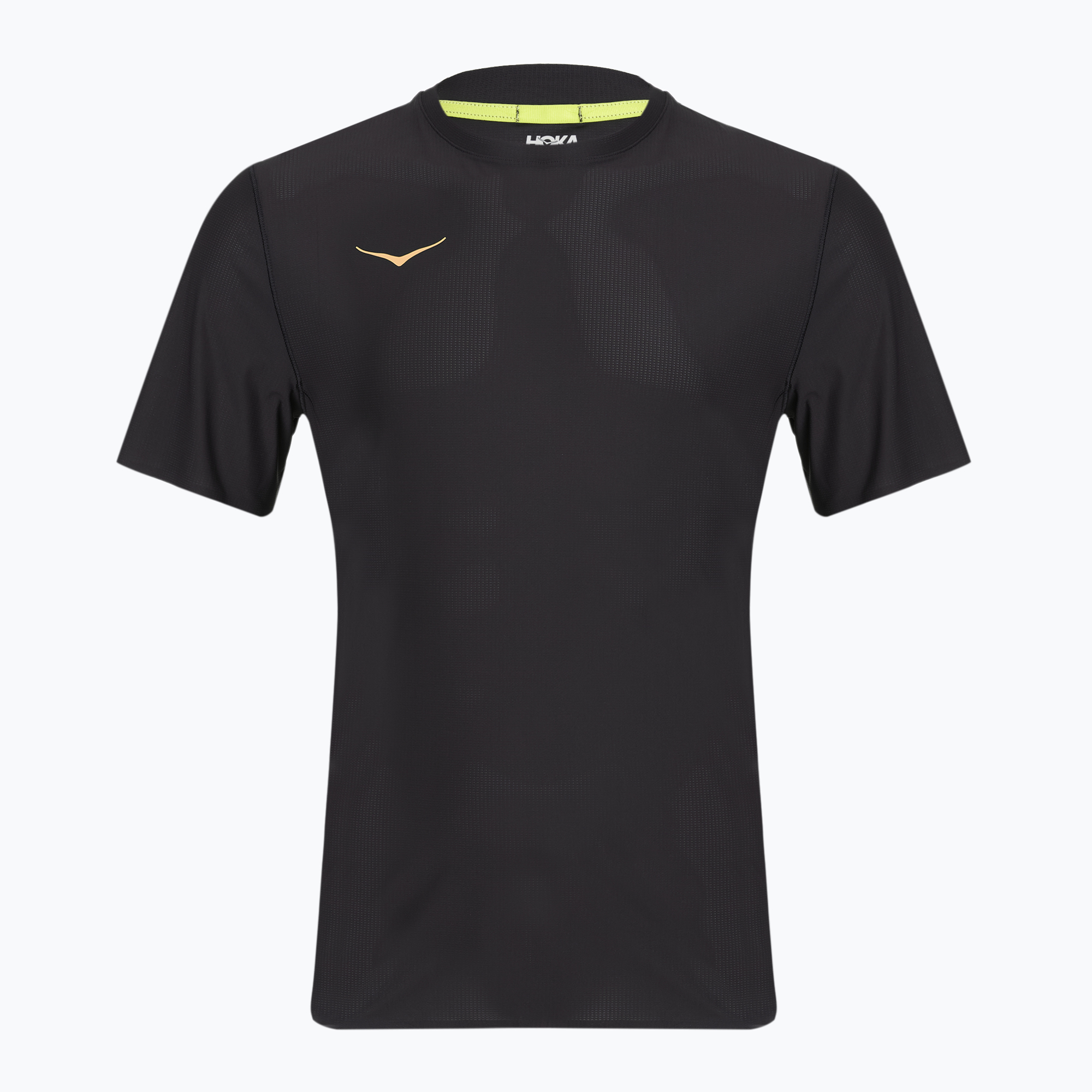 Koszulka do biegania męska HOKA Airolite 2.0 black/gold 