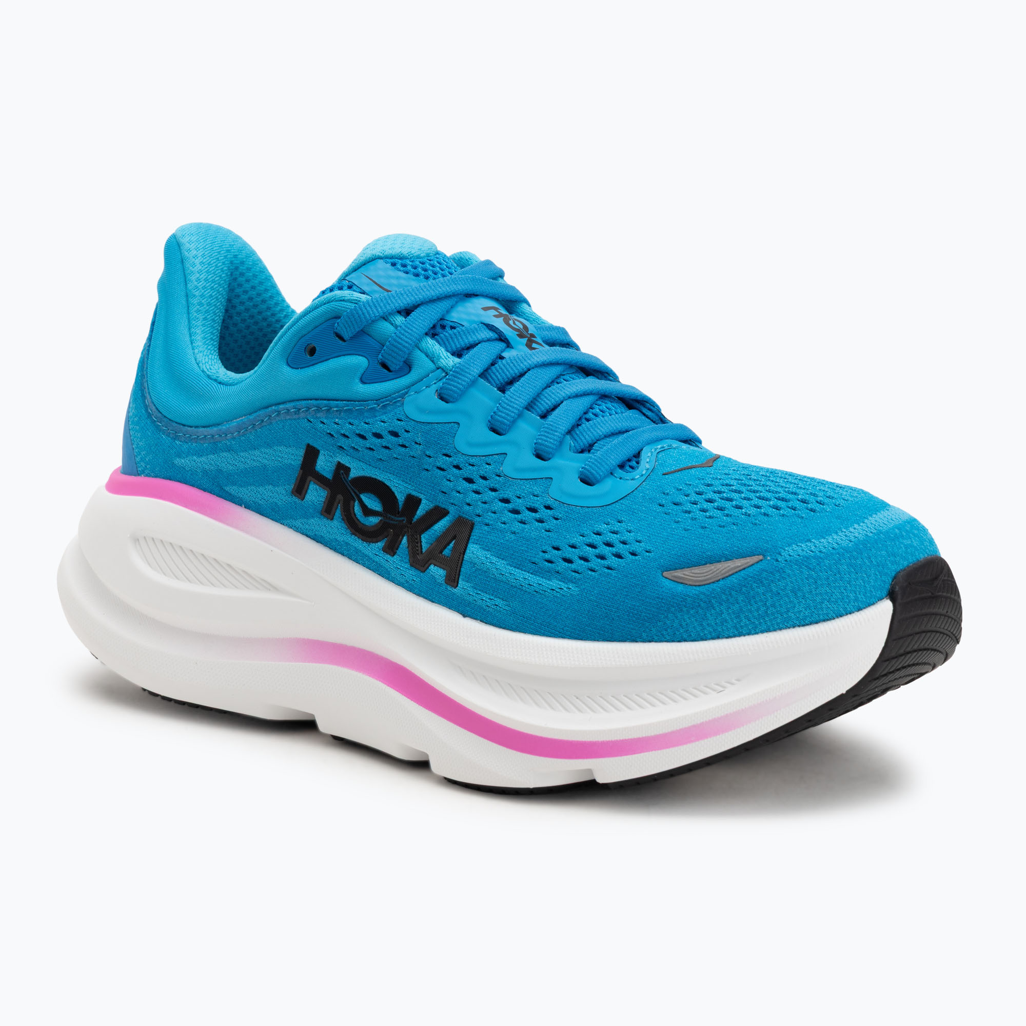 Buty do biegania damskie HOKA Bondi 9 skyward blue/neon fuchsia 