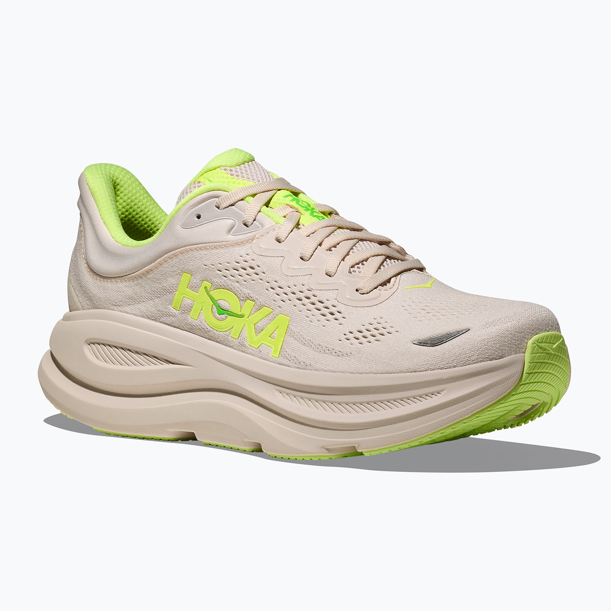 Мъжки обувки за бягане HOKA Bondi 9 grout/neon yuzu