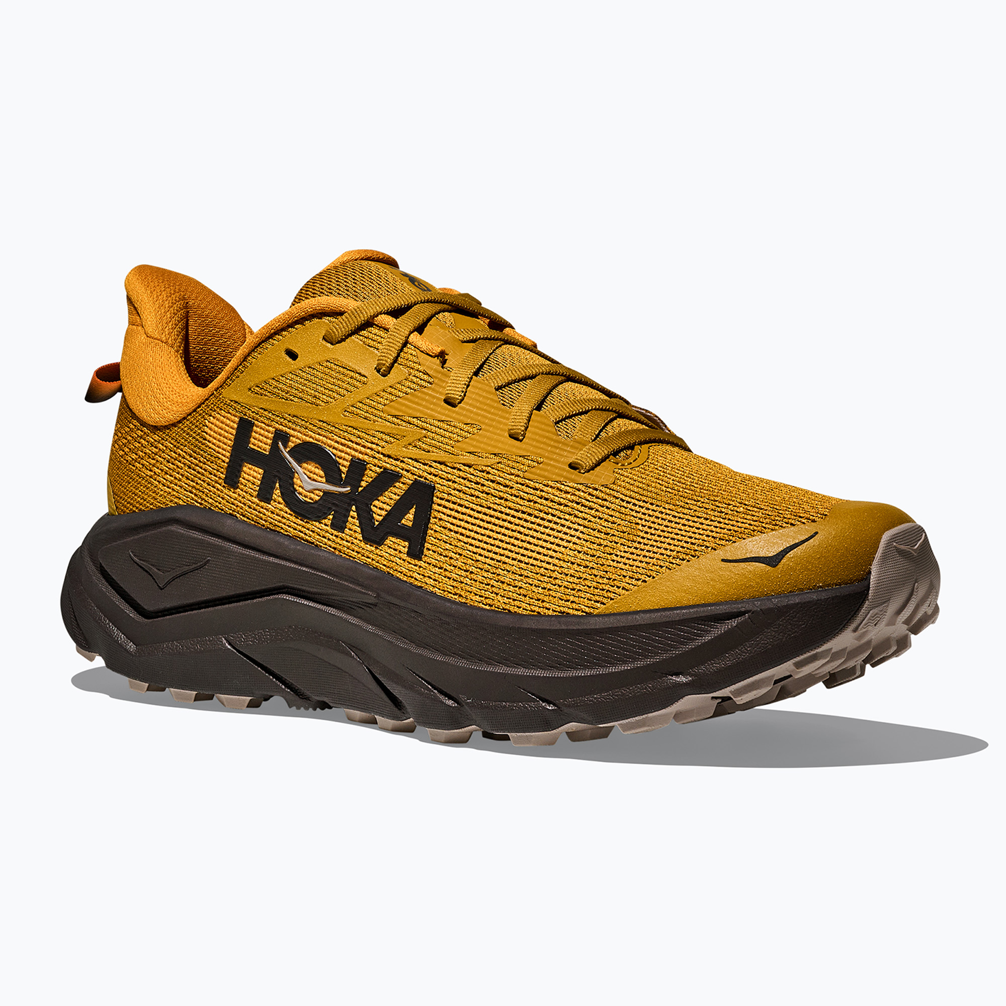 Мъжки обувки за бягане HOKA Challenger 8 mustard seed/black