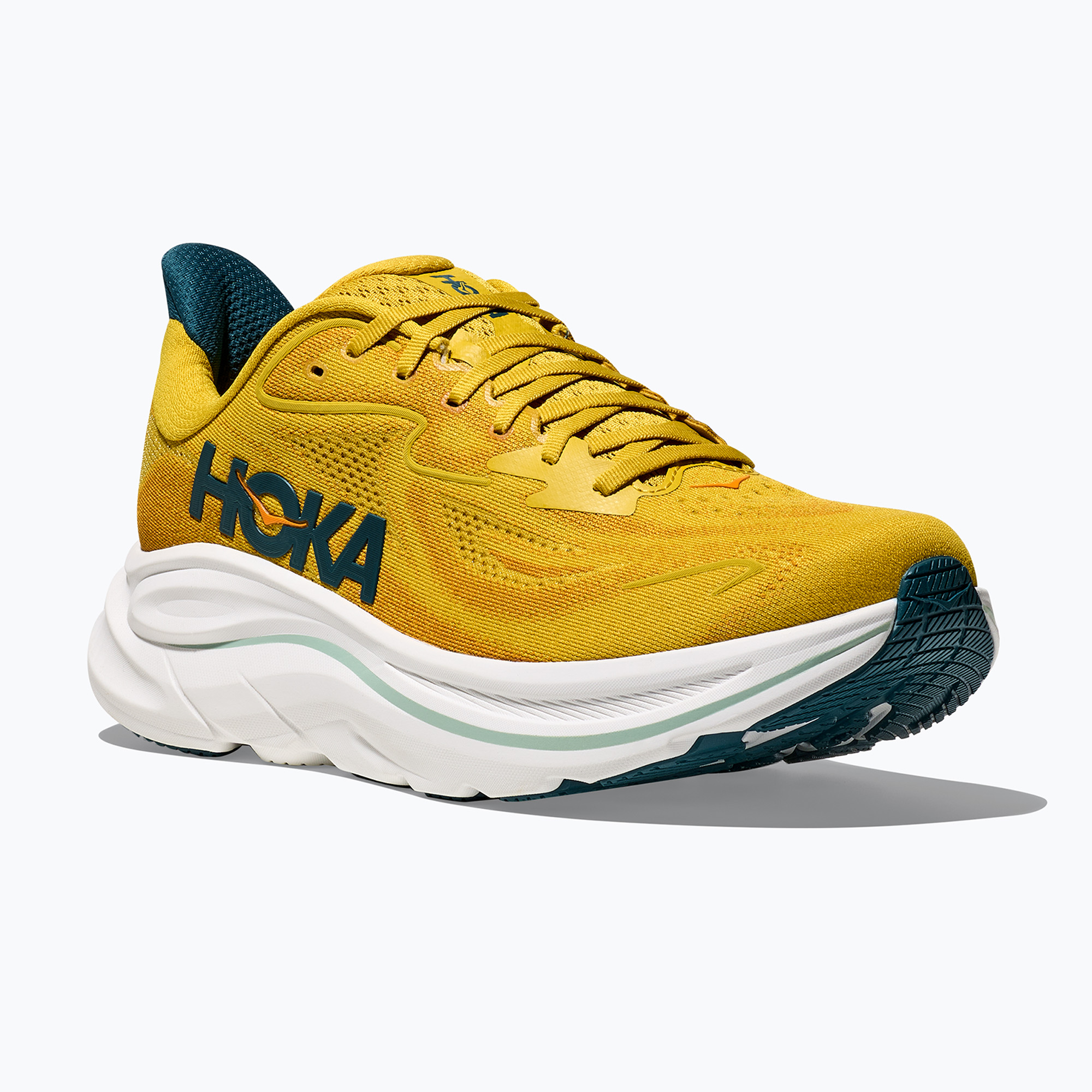 Buty do biegania męskie HOKA Clifton 10 yellow gold/tidal wave 