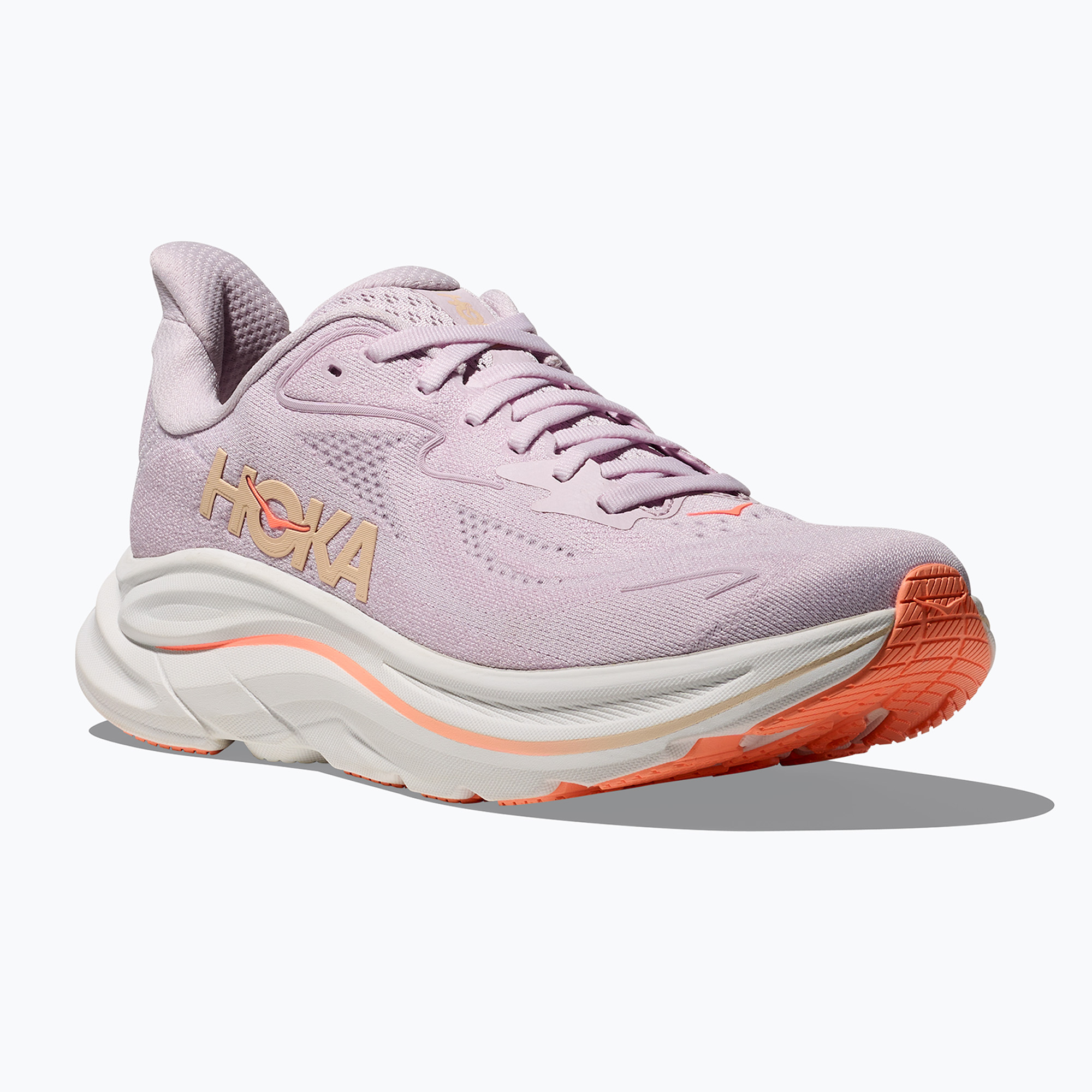 Buty do biegania damskie HOKA Clifton 10 lilac cream/tangerine glow 