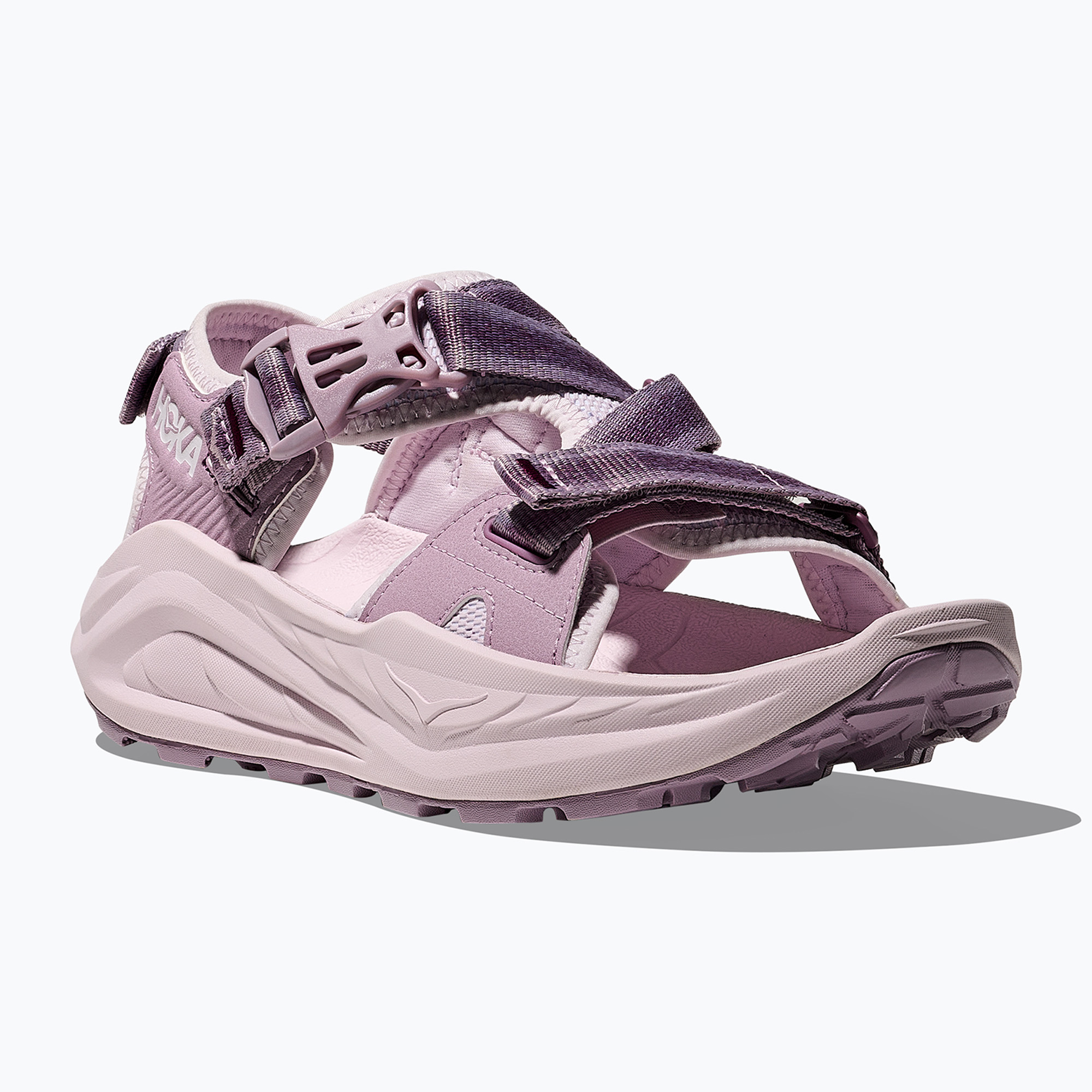 Sandały damskie HOKA Infini Hike TC fragrant lilac/lilac cream 