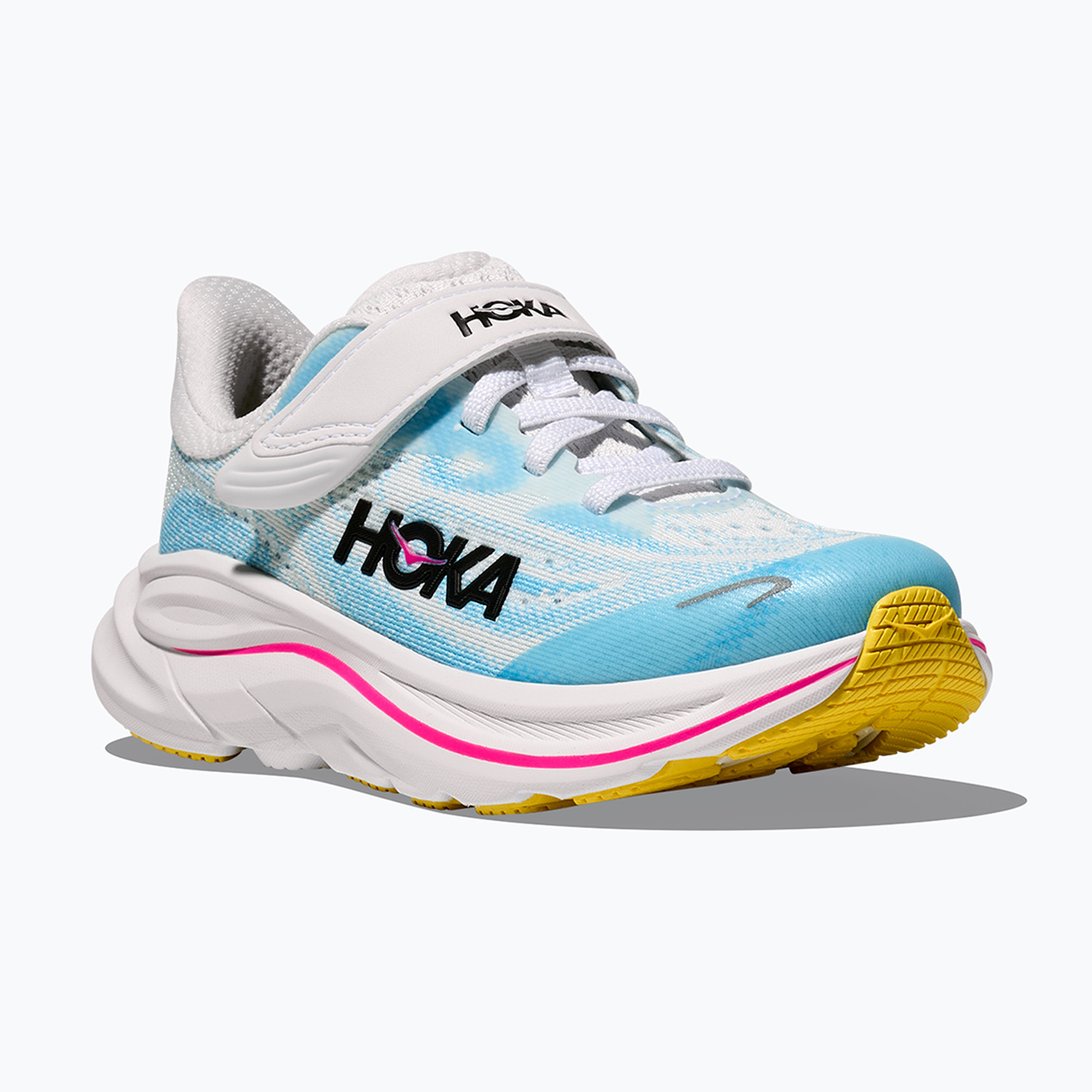 Buty do biegania dziecięce HOKA Clifton 10 frost/soaring blue 