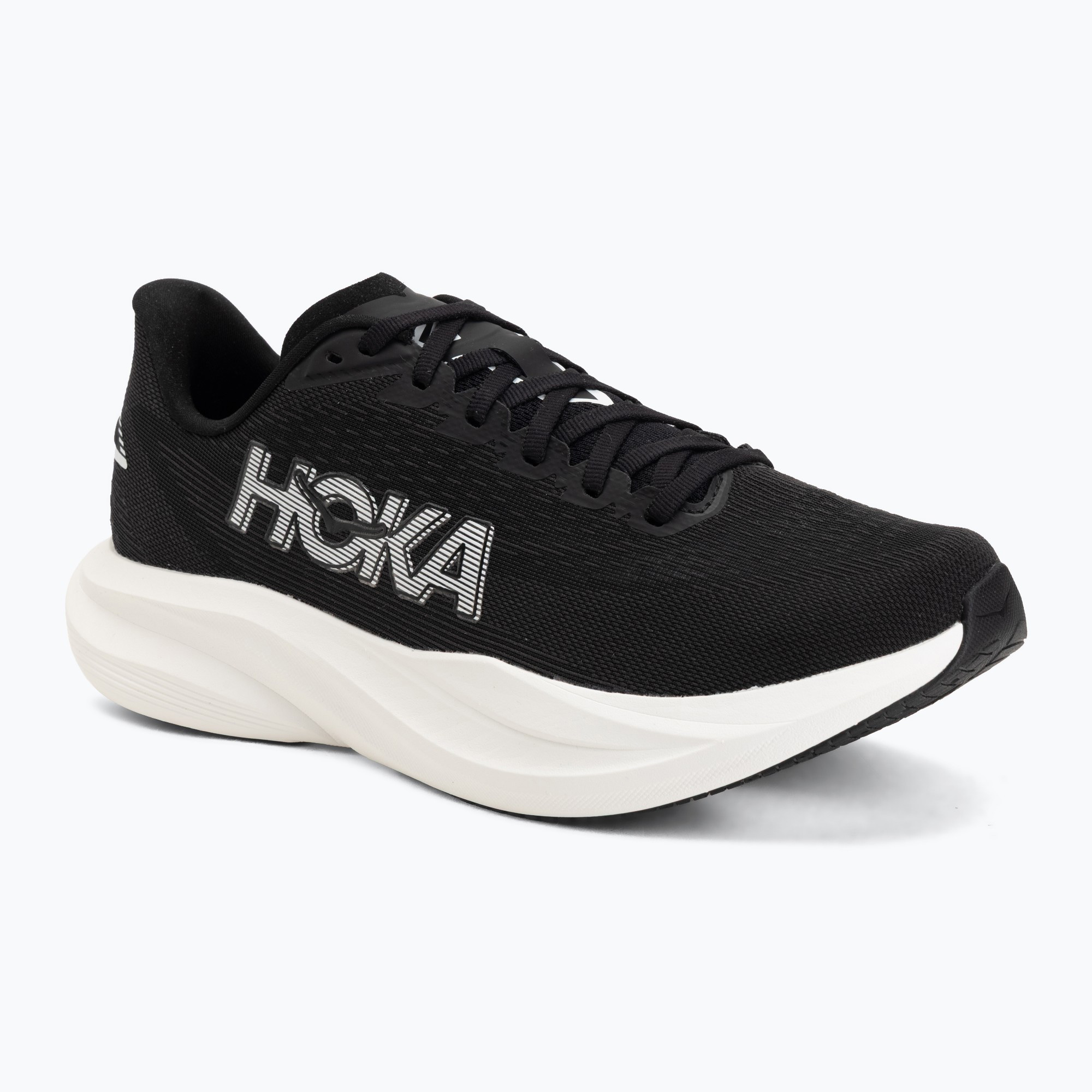 Buty do biegania męskie HOKA Mach 7 black/white 