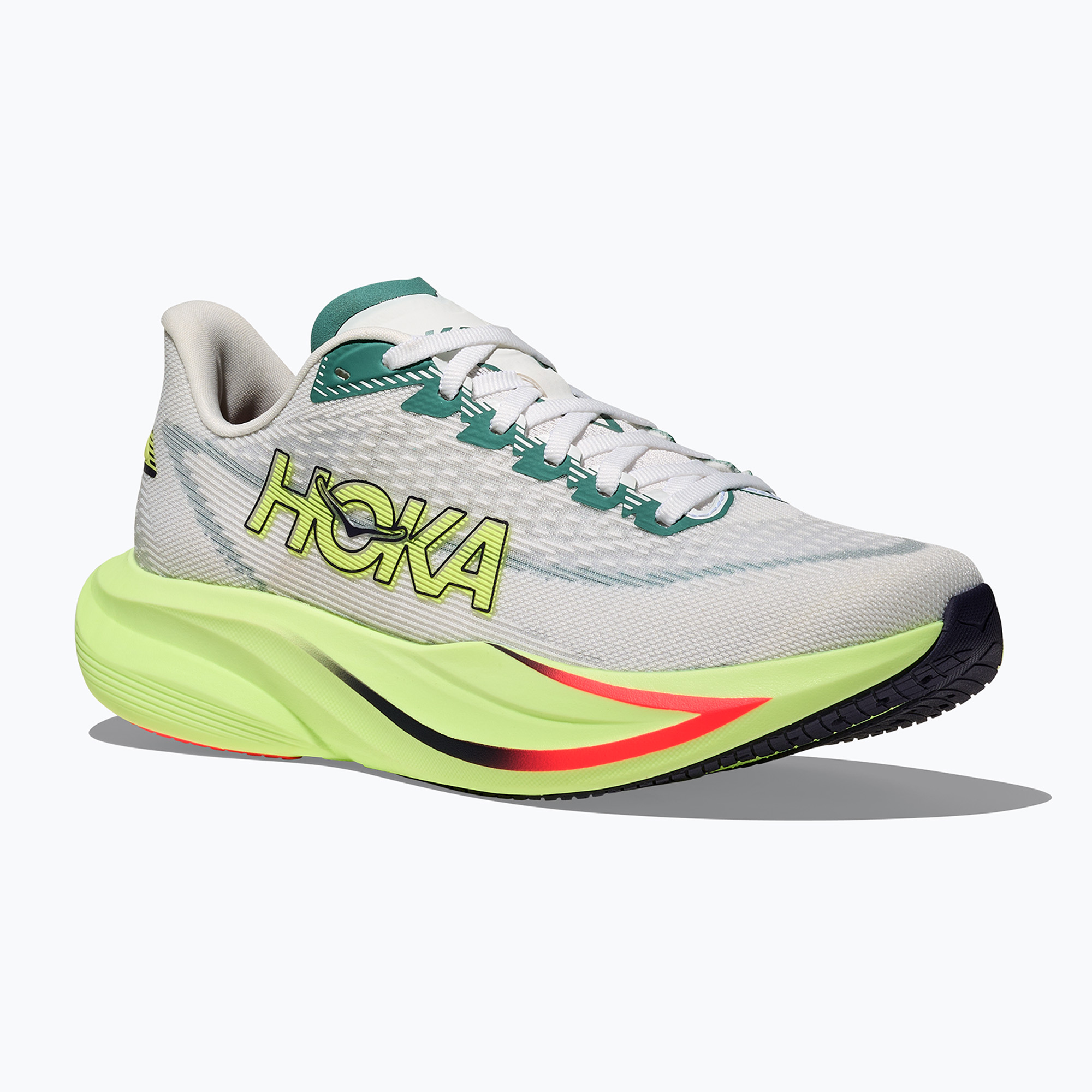 Дамски обувки за бягане HOKA Mach 7 frost/neon yuzu