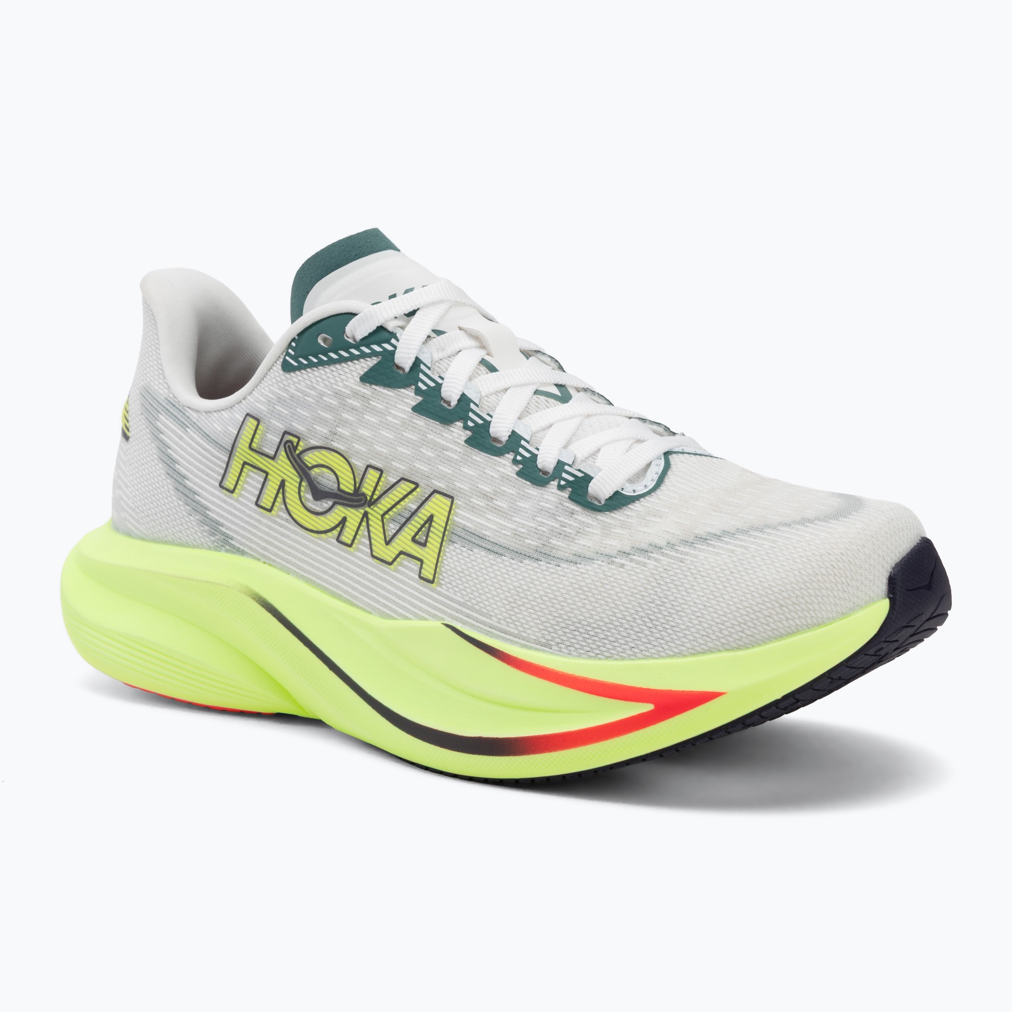 Дамски обувки за бягане HOKA Mach 7 frost/neon yuzu