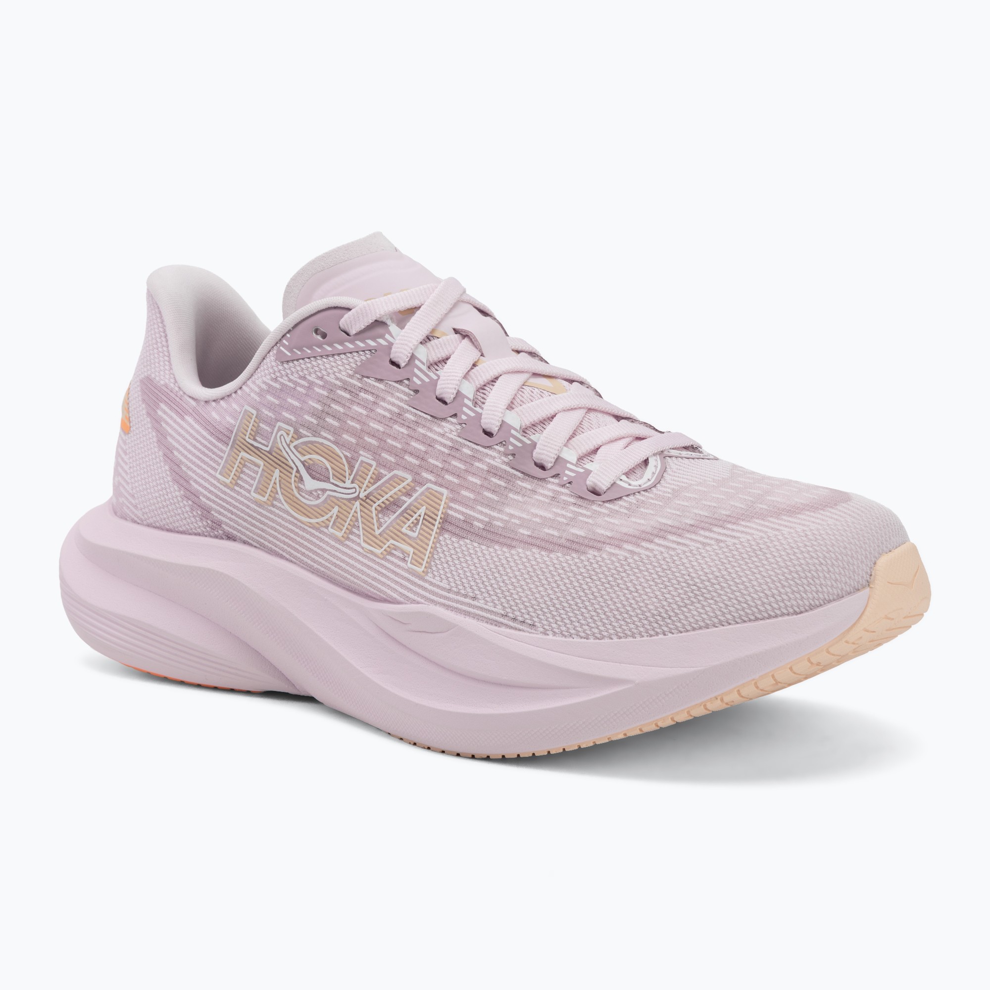 Дамски обувки за бягане HOKA Mach 7 lilac cream/tangerine glow