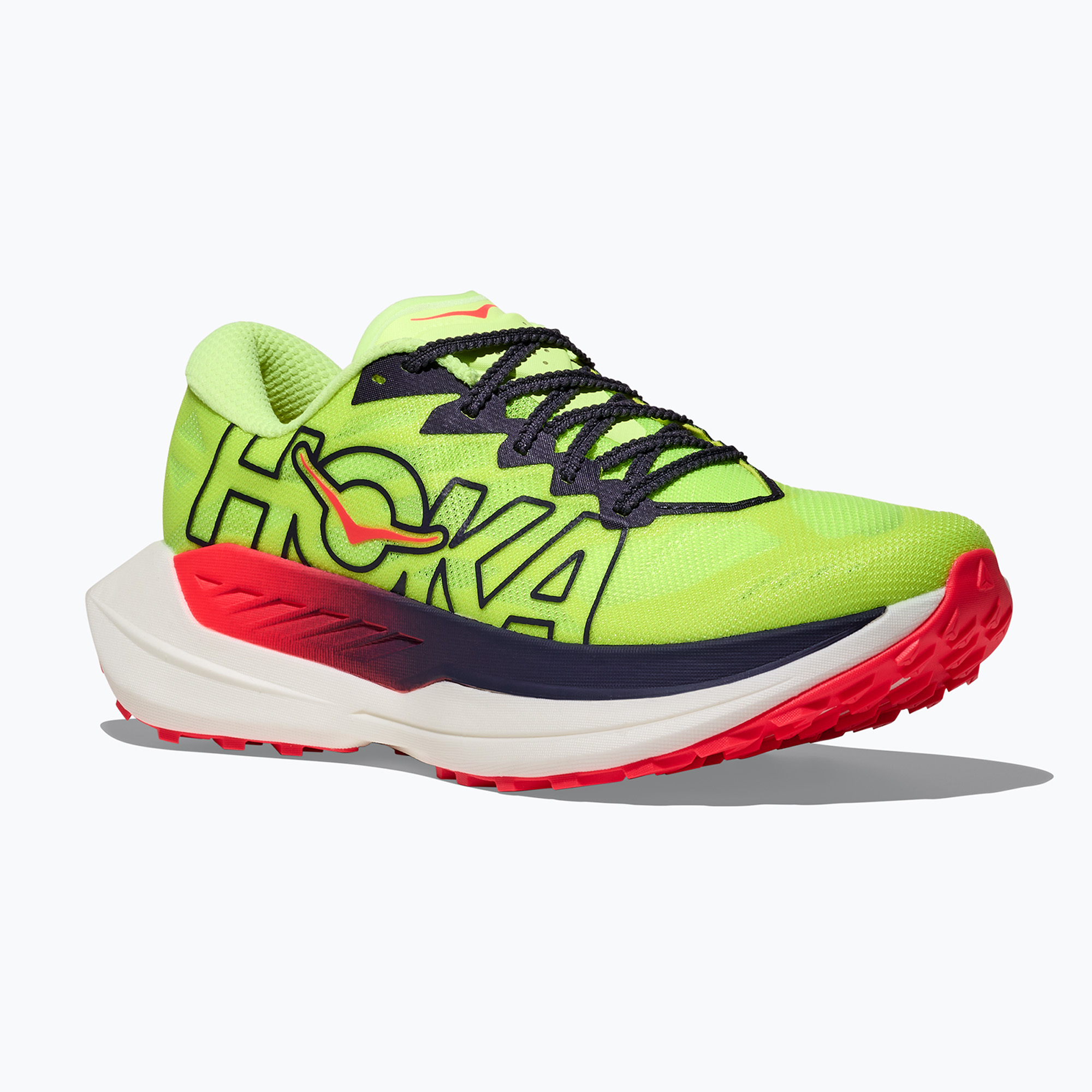 Buty do biegania męskie HOKA Rocket X Trail neon Yuzu/neon flame 
