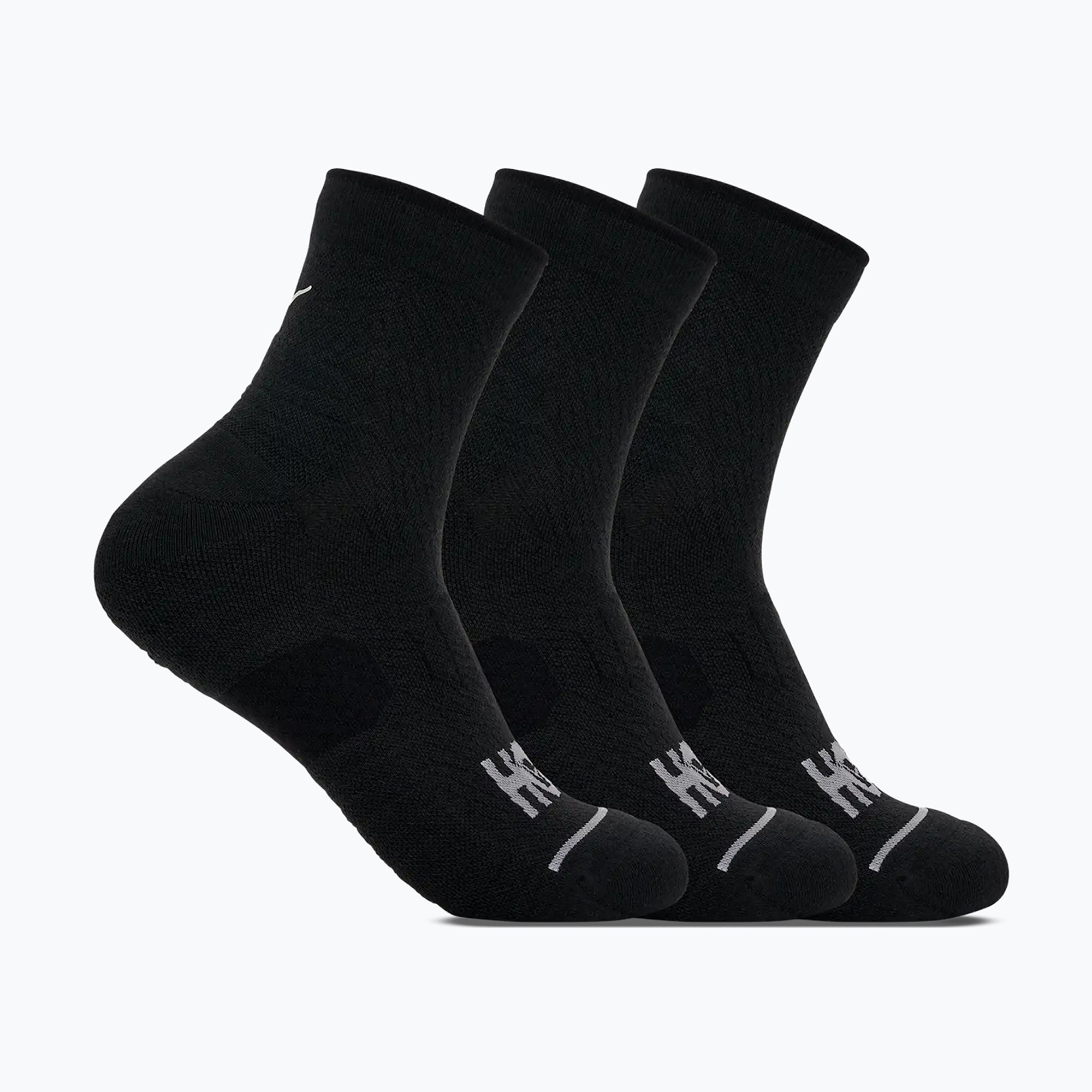 Чорапи HOKA Quarter Run Sock 3-Pack black/black/black