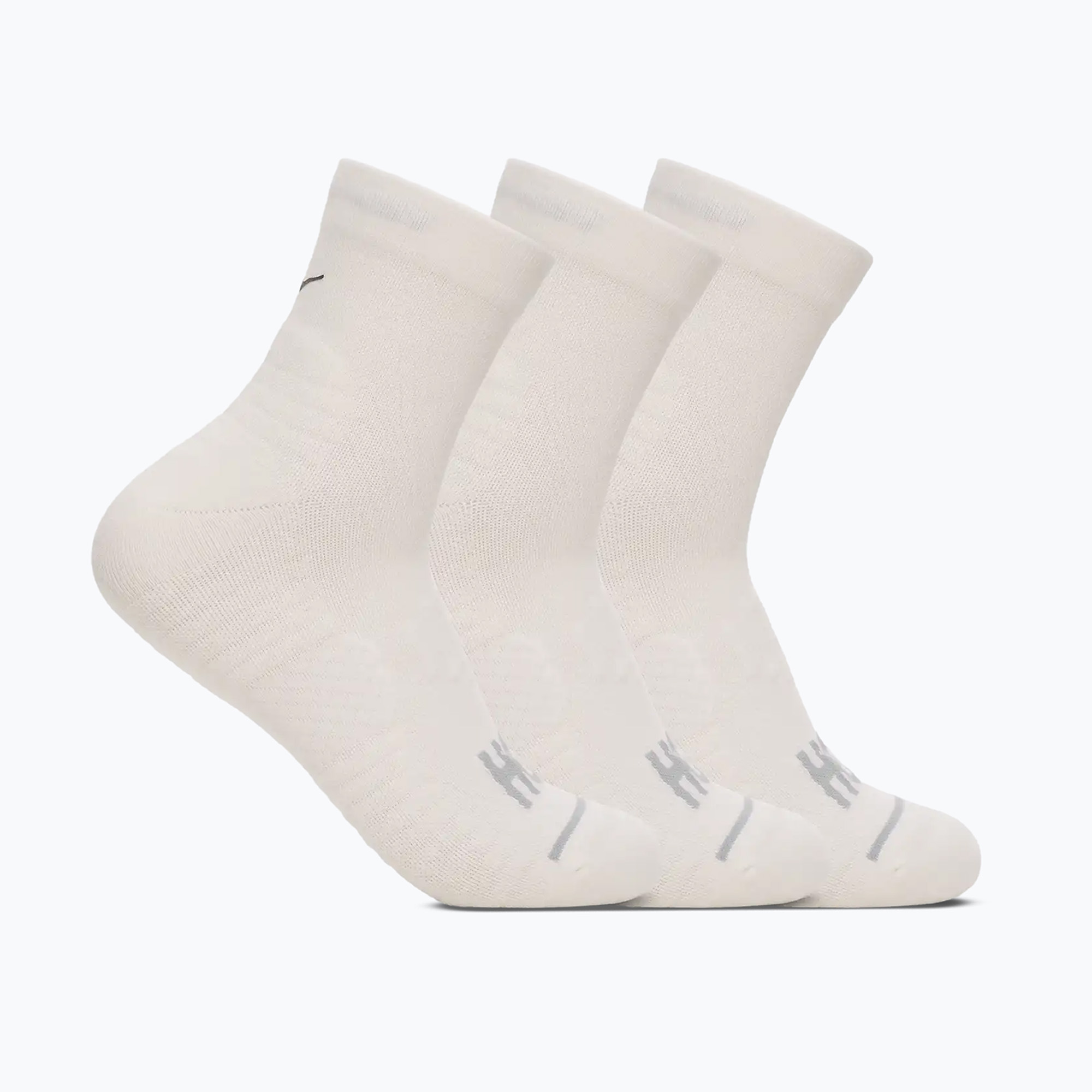 Чорапи HOKA Quarter Run Sock 3-Pack white/white/white
