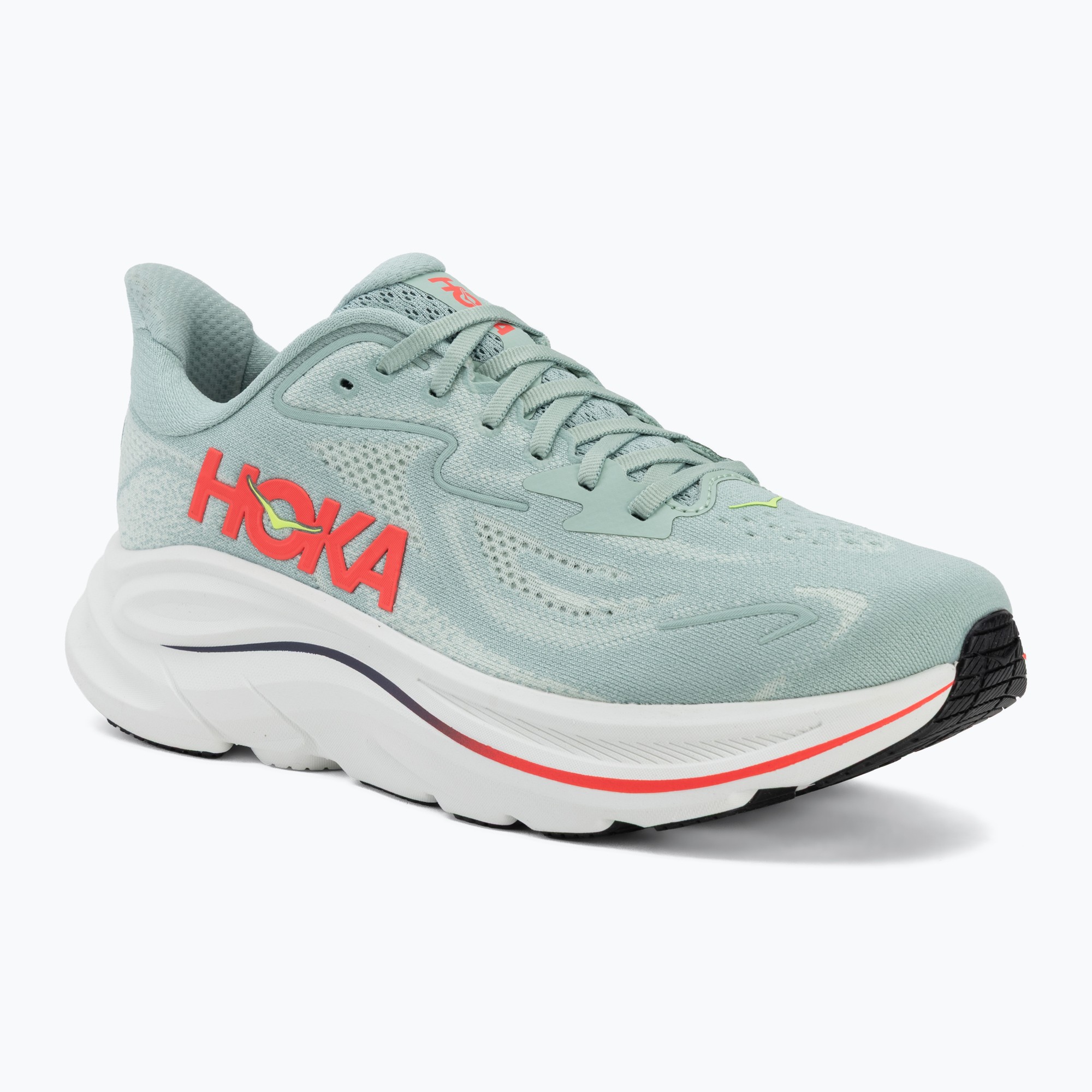 Мъжки обувки за бягане HOKA Clifton 10 sage/neon flame