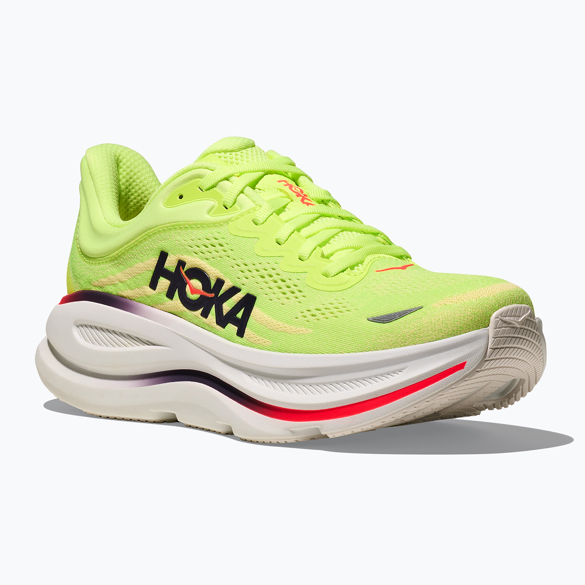 Buty do biegania męskie HOKA Bondi 9 Wide neon yuzu/sunlight 