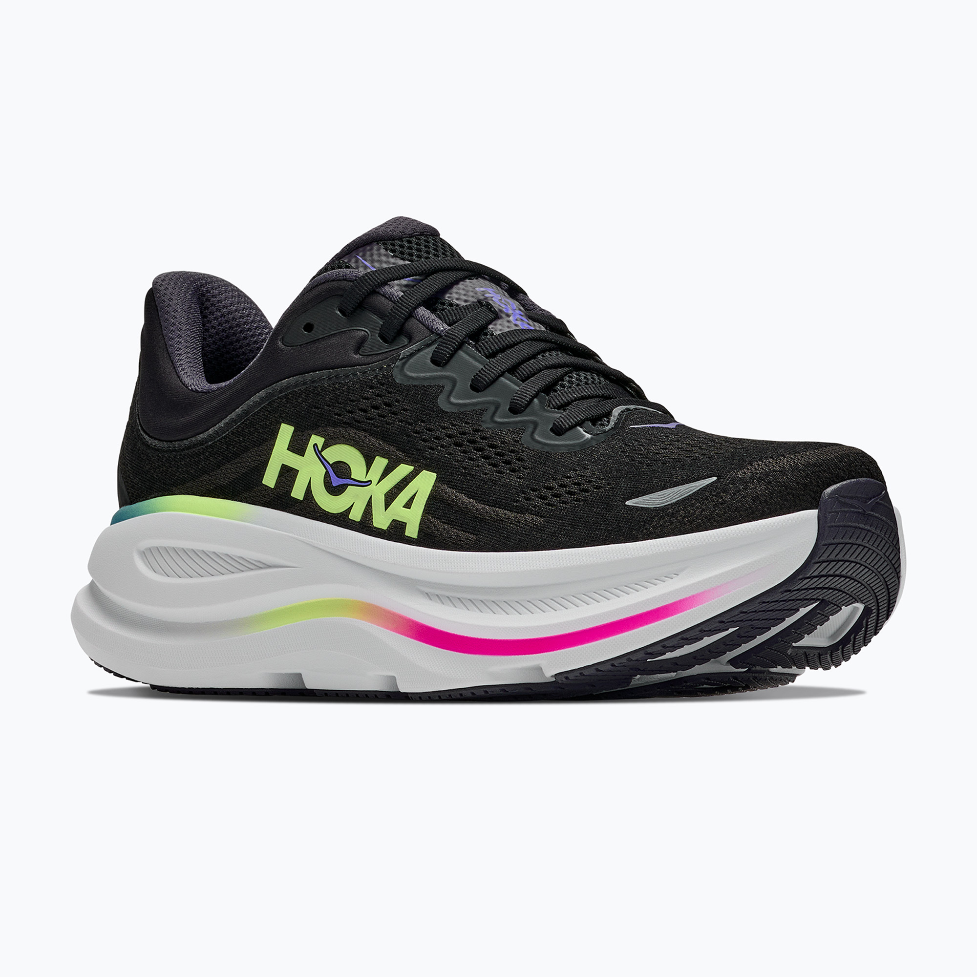 Мъжки обувки за бягане  HOKA Bondi 9 black/neon yuzu