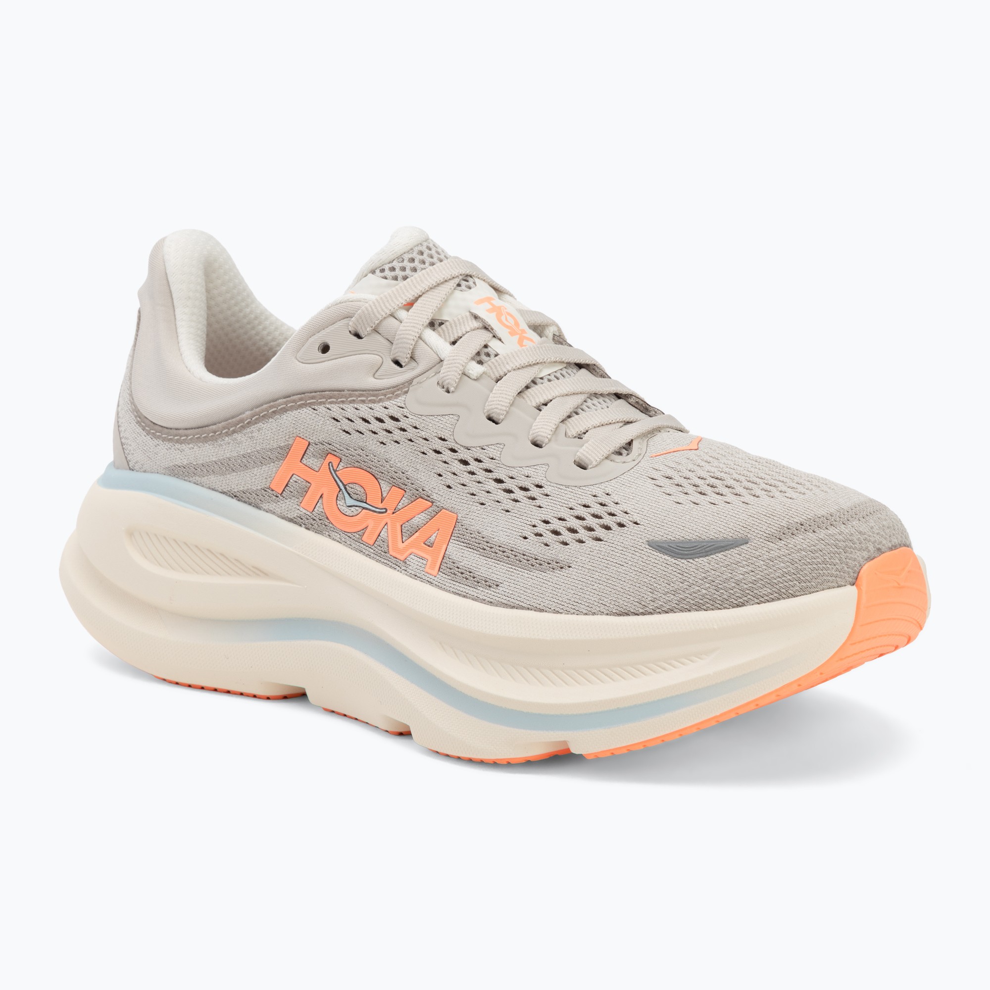 Laufschuhe für Damen HOKA Bondi 9 Wide river rock grey/mineral ore