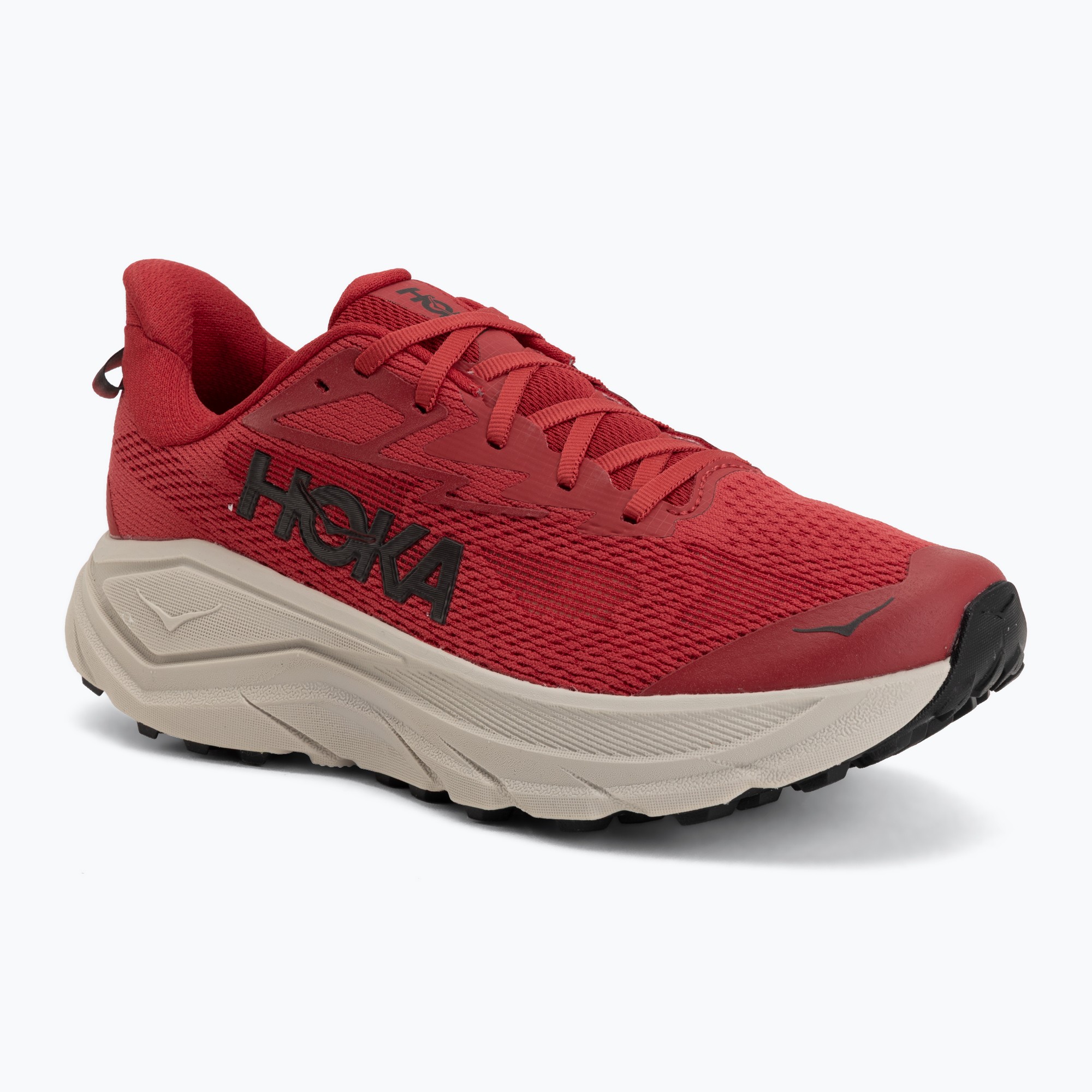 Мъжки обувки за бягане  HOKA Challenger 8 red agate/river rock grey