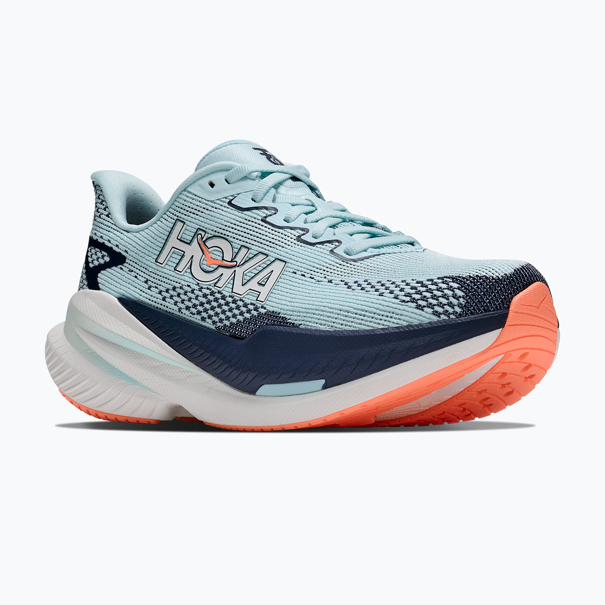 Дамски обувки за бягане HOKA Mach X 3 glimmering blue/varsity navy