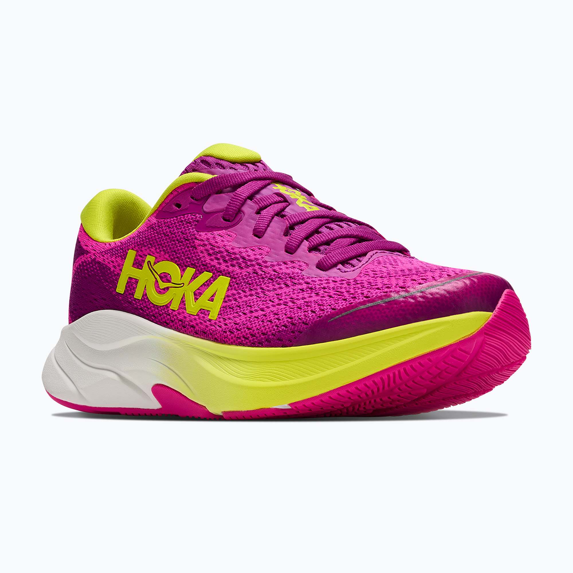 Детски обувки за бягане HOKA Rincon 4 fuchsia/fuchsia