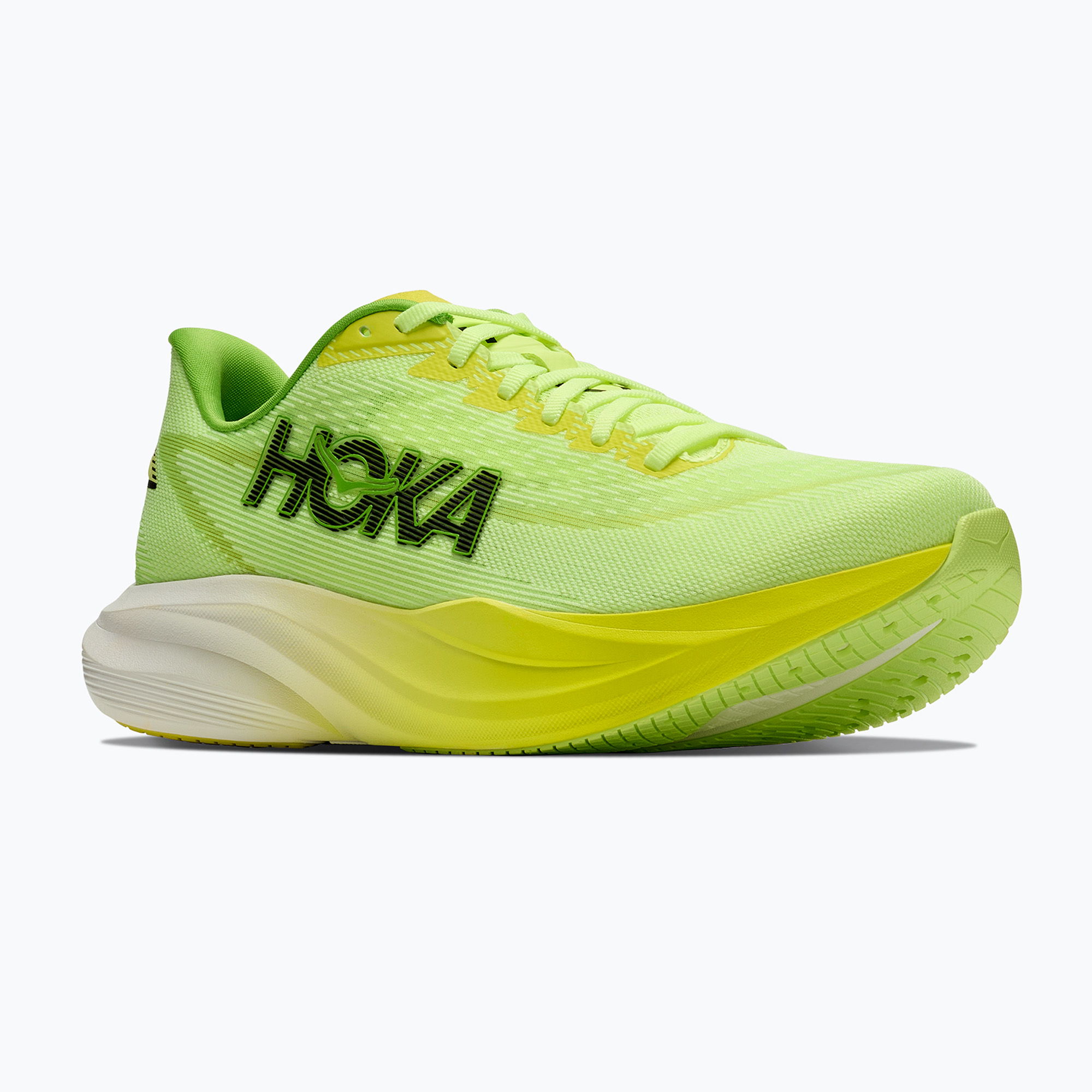 Дамски обувки за бягане HOKA Mach 7 neon yuzu/hoka citrus