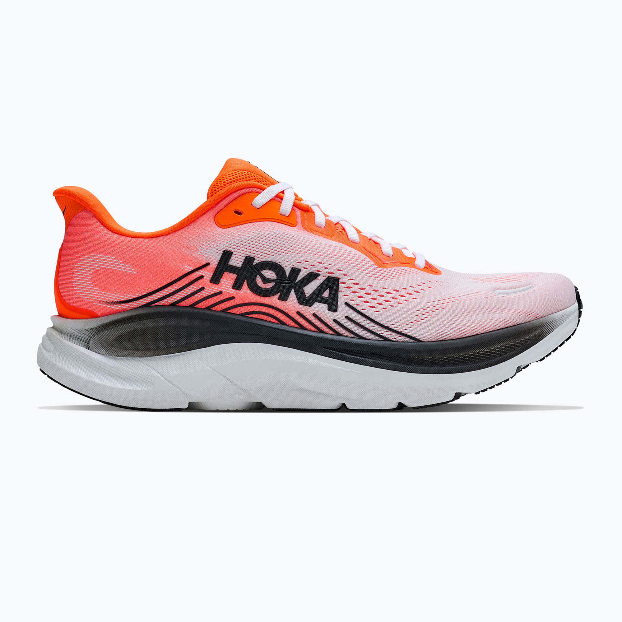 Buty do biegania męskie HOKA Clifton 11 neon tangerine/frost | WYSYŁKA W 24H | 30 DNI NA ZWROT