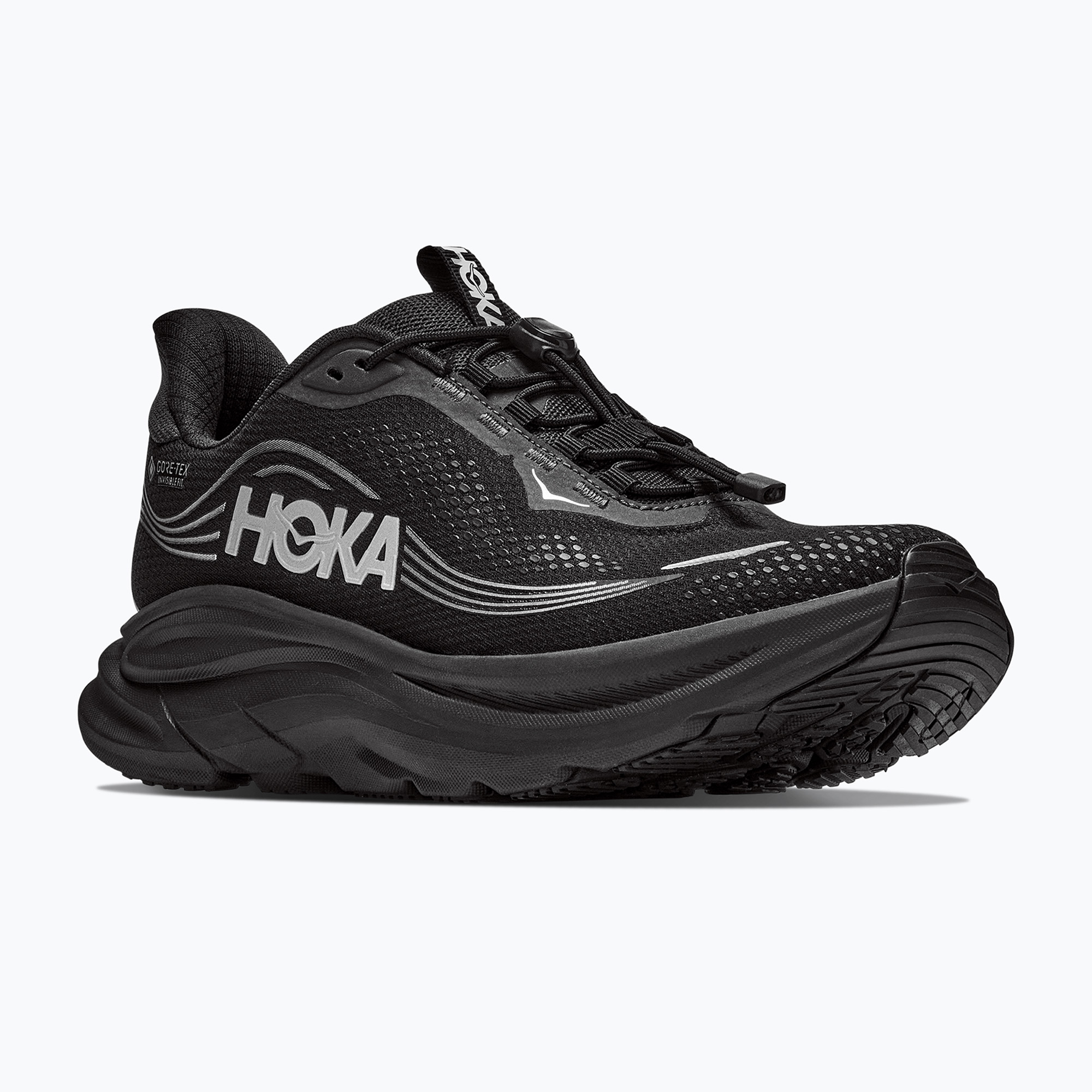 Pánske bežecké topánky HOKA Clifton 11 GTX black/black