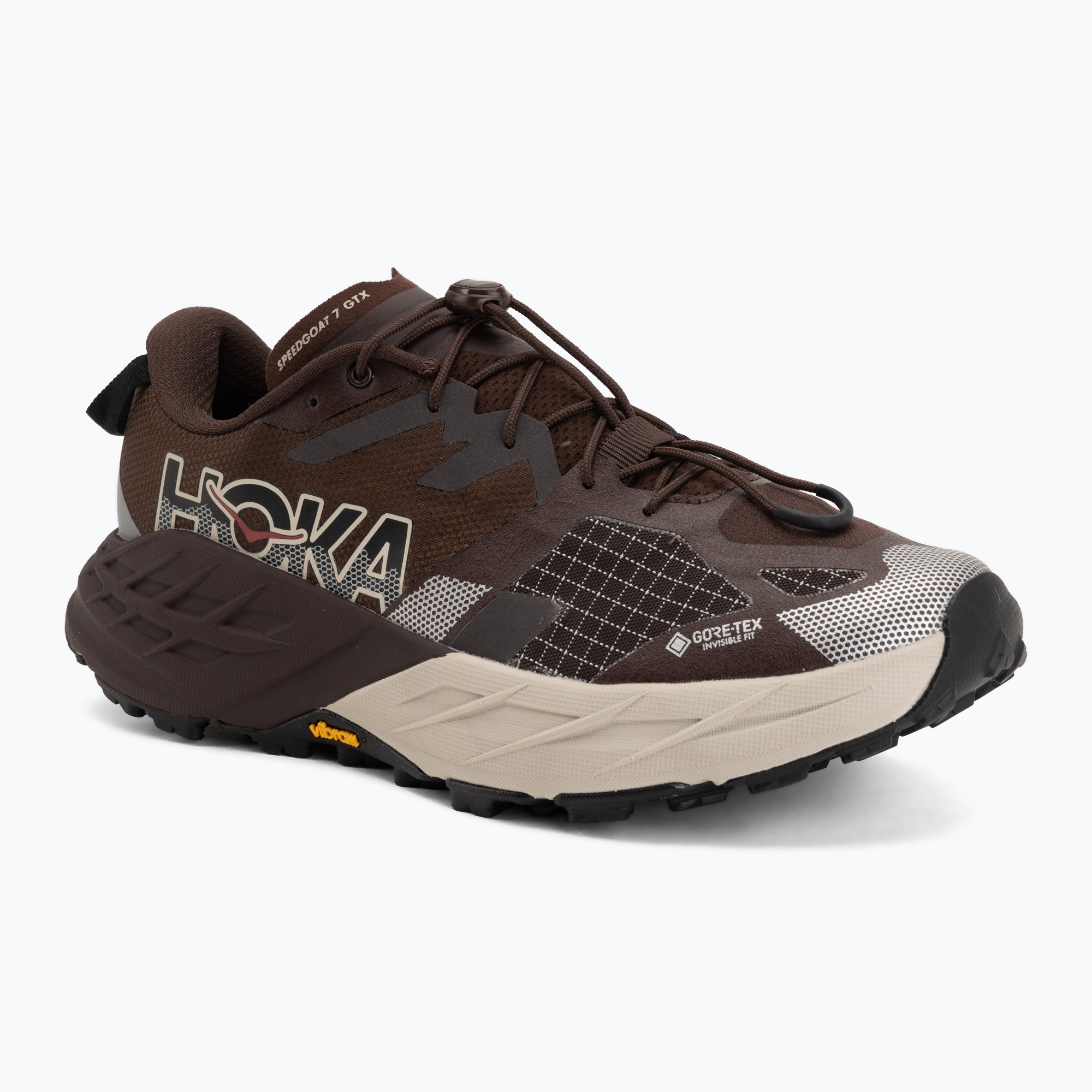 Мъжки обувки за бягане  HOKA Speedgoat 7 GTX Wide spiced chocolate/river rock grey