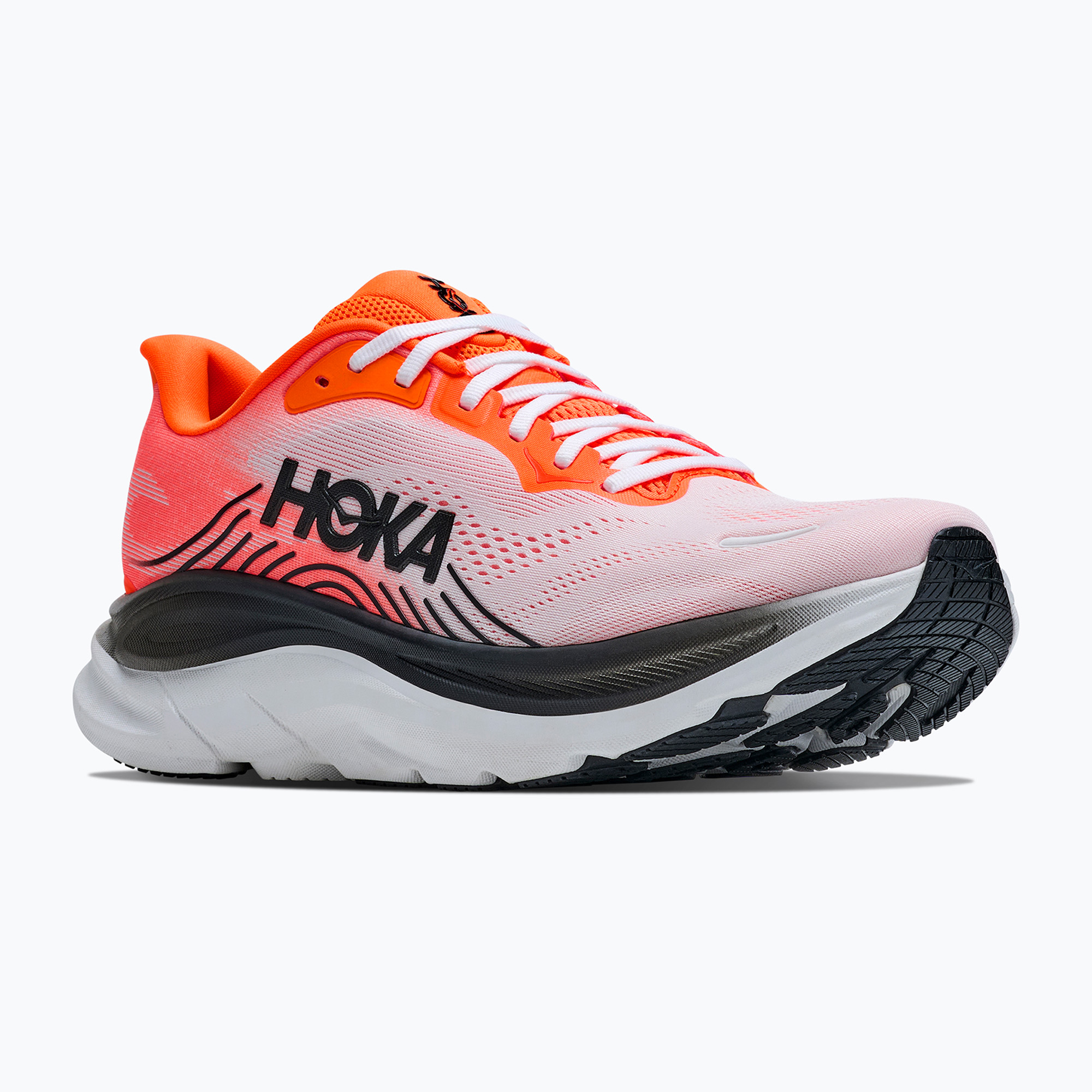 Мъжки обувки за бягане  HOKA Clifton 11 Wide neon tangerine/frost