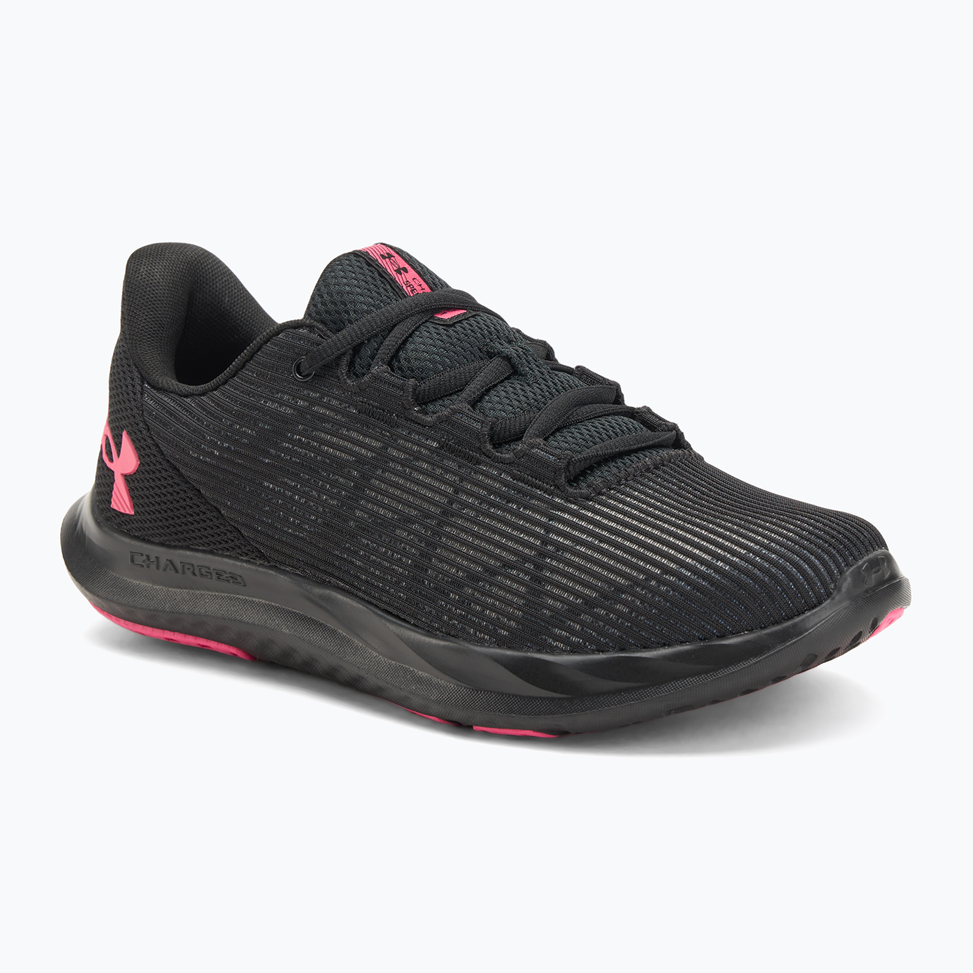 Buty do biegania damskie Under Armour Charged Speed Swift black/black/super pink 