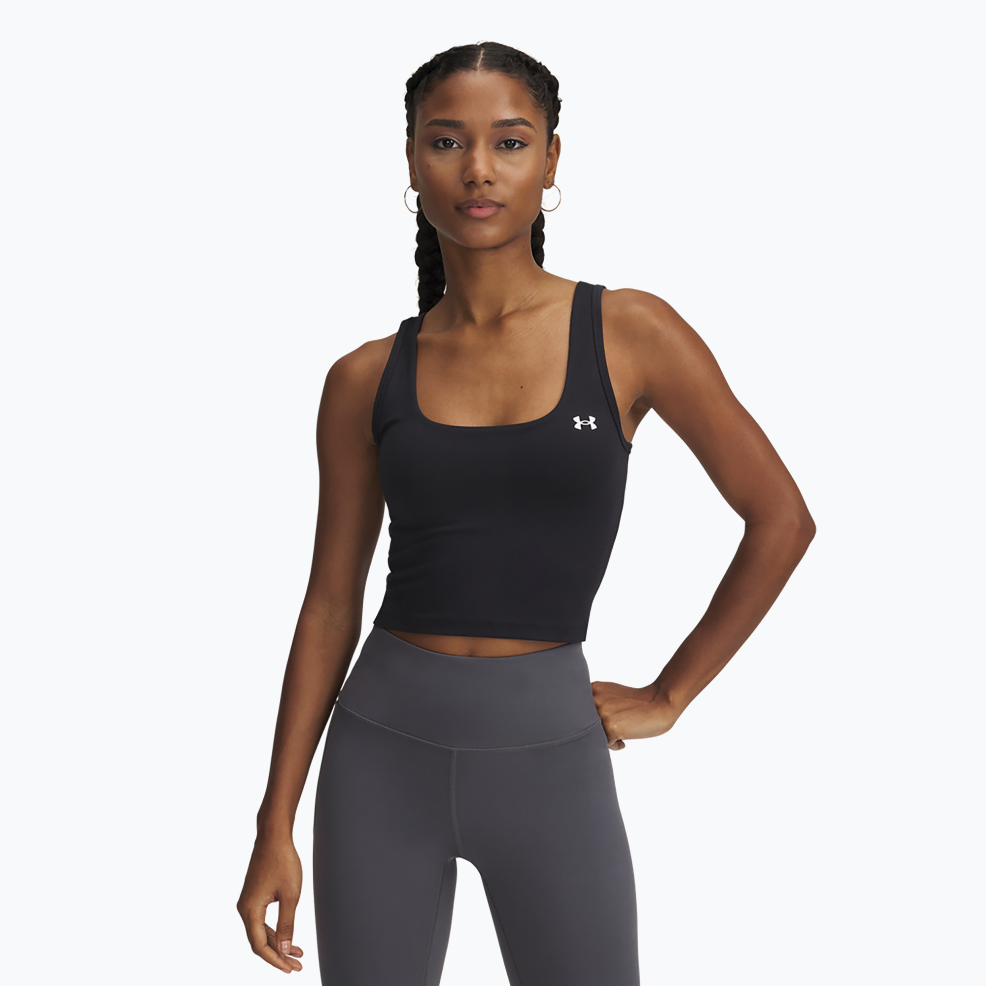 Koszulka treningowa damska Under Armour Motion Tank black/white 
