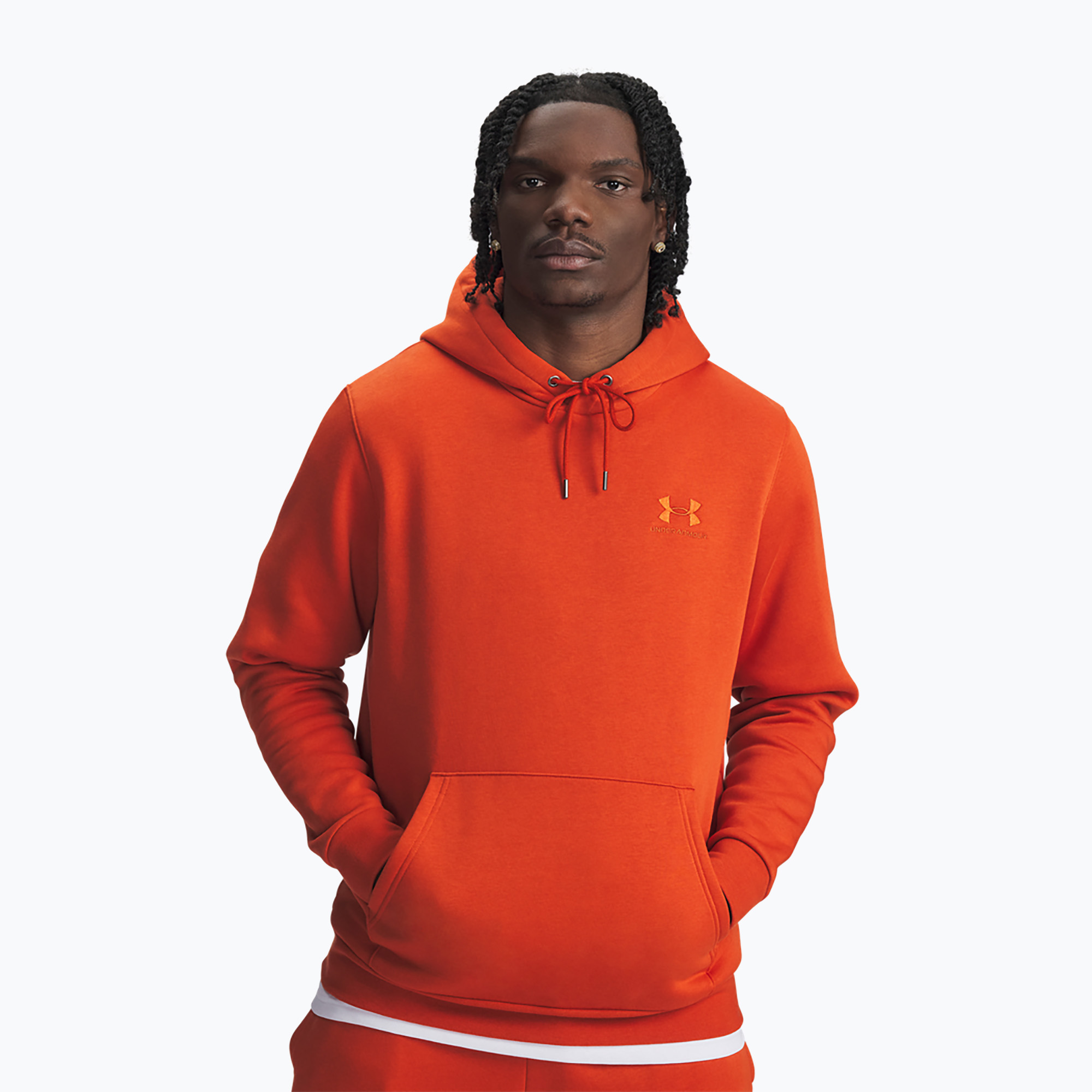 Bluza męska Under Armour Essential Fleece Hoodie surplus orange/surplus orange 